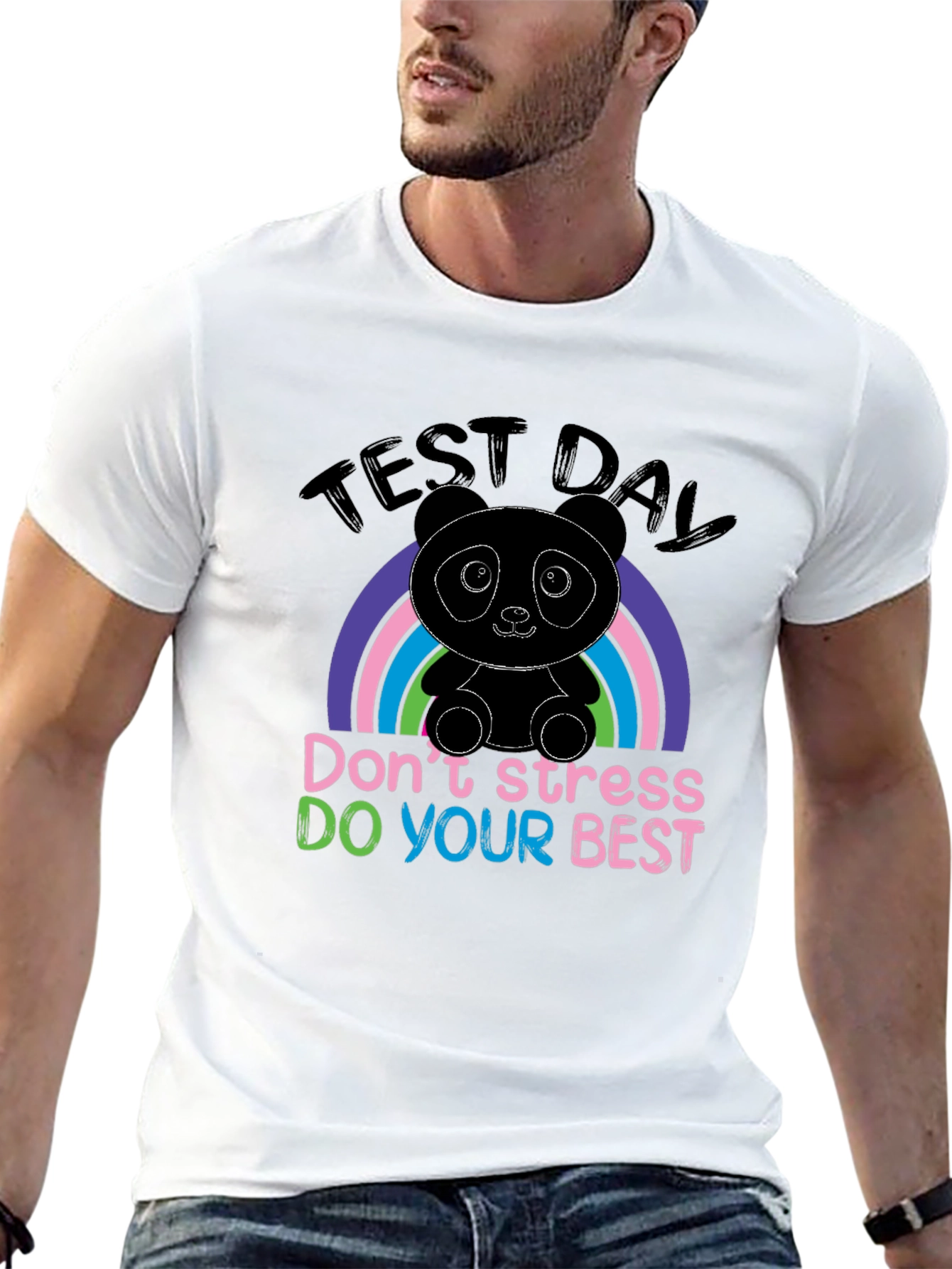 Test Day Panda T-Shirt: Dont Stress Do Your Best