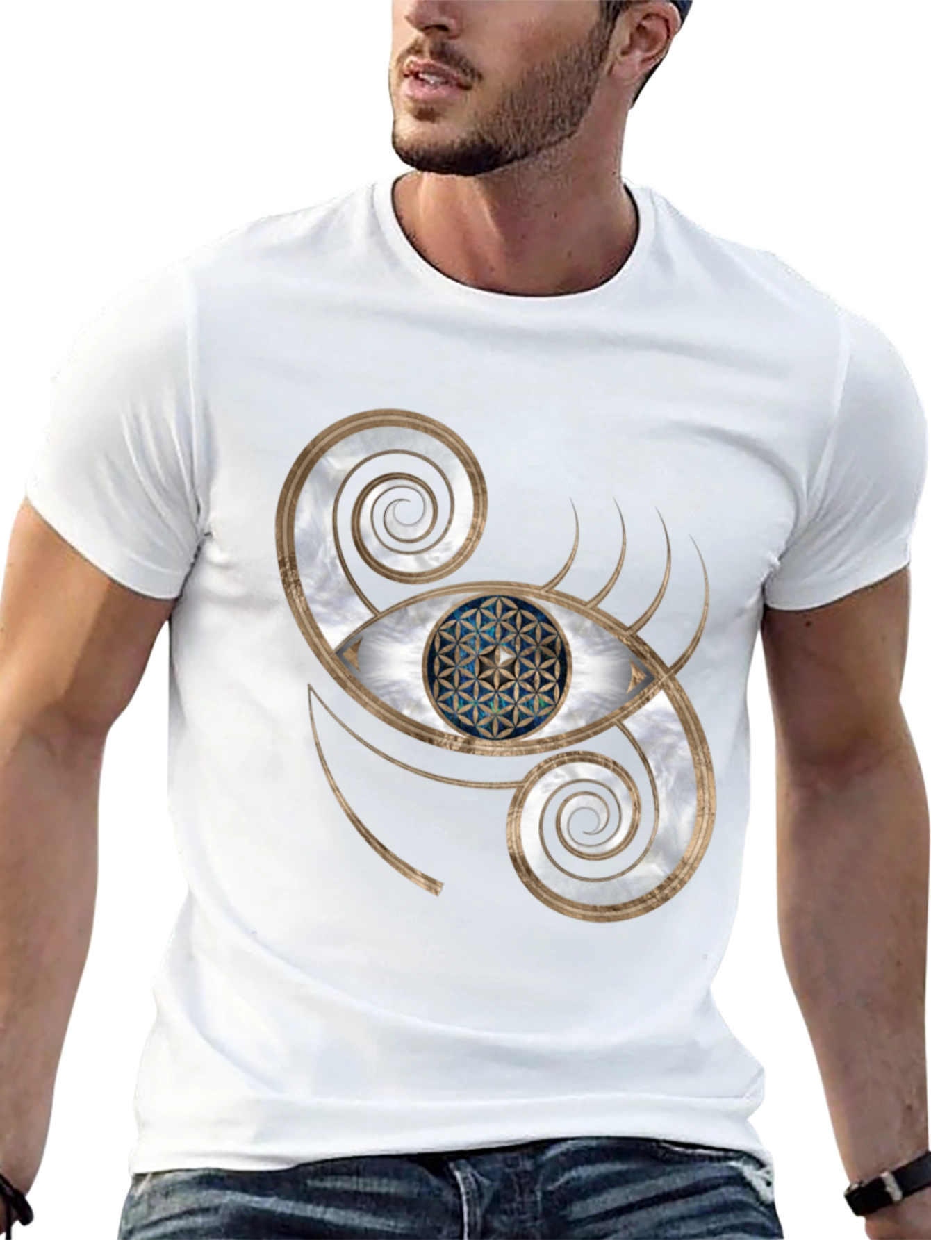 Mystic Eye Graphic Tee - Black