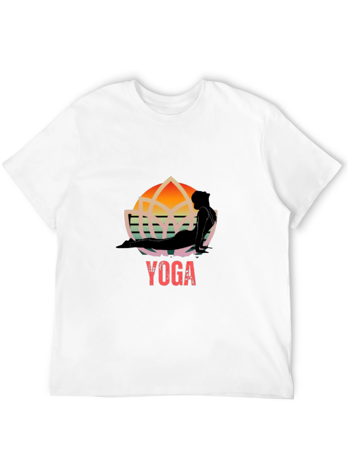Yoga Silhouette Graphic T-Shirt