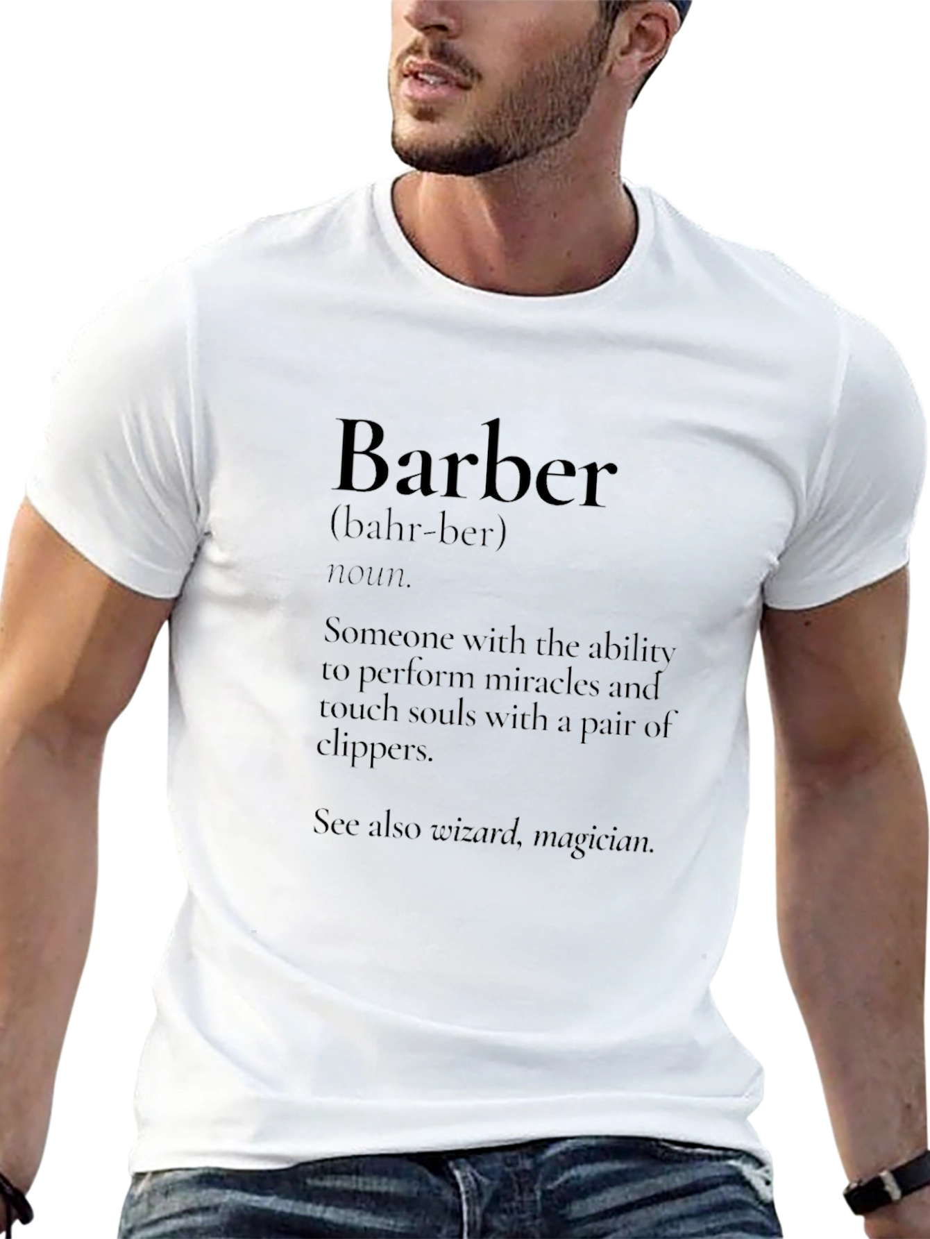 Barber Definition Graphic Tee - Gift for Barbers