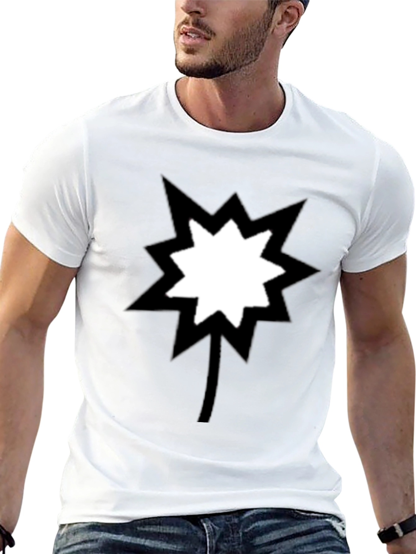 Boomerang T-Shirt - Black Cotton Tee with Unique Design