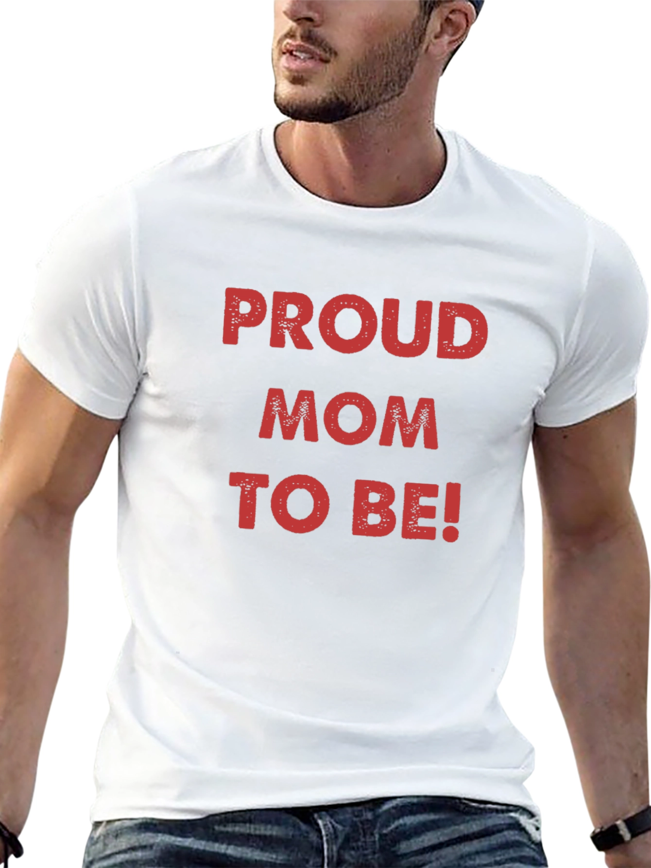 Proud Mom To Be! Black T-Shirt