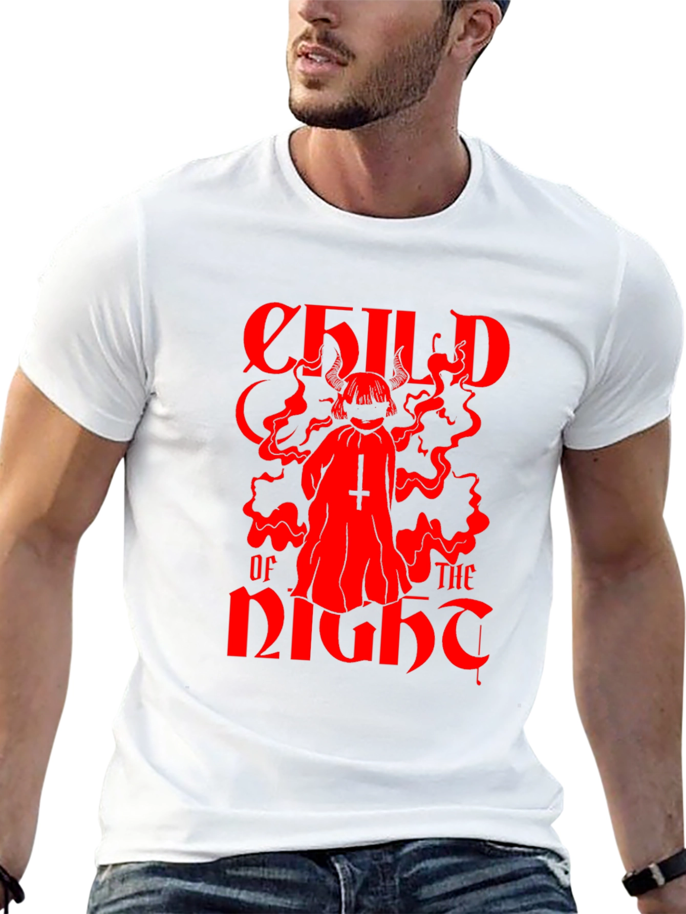 Child of the Night Graphic Tee - Black