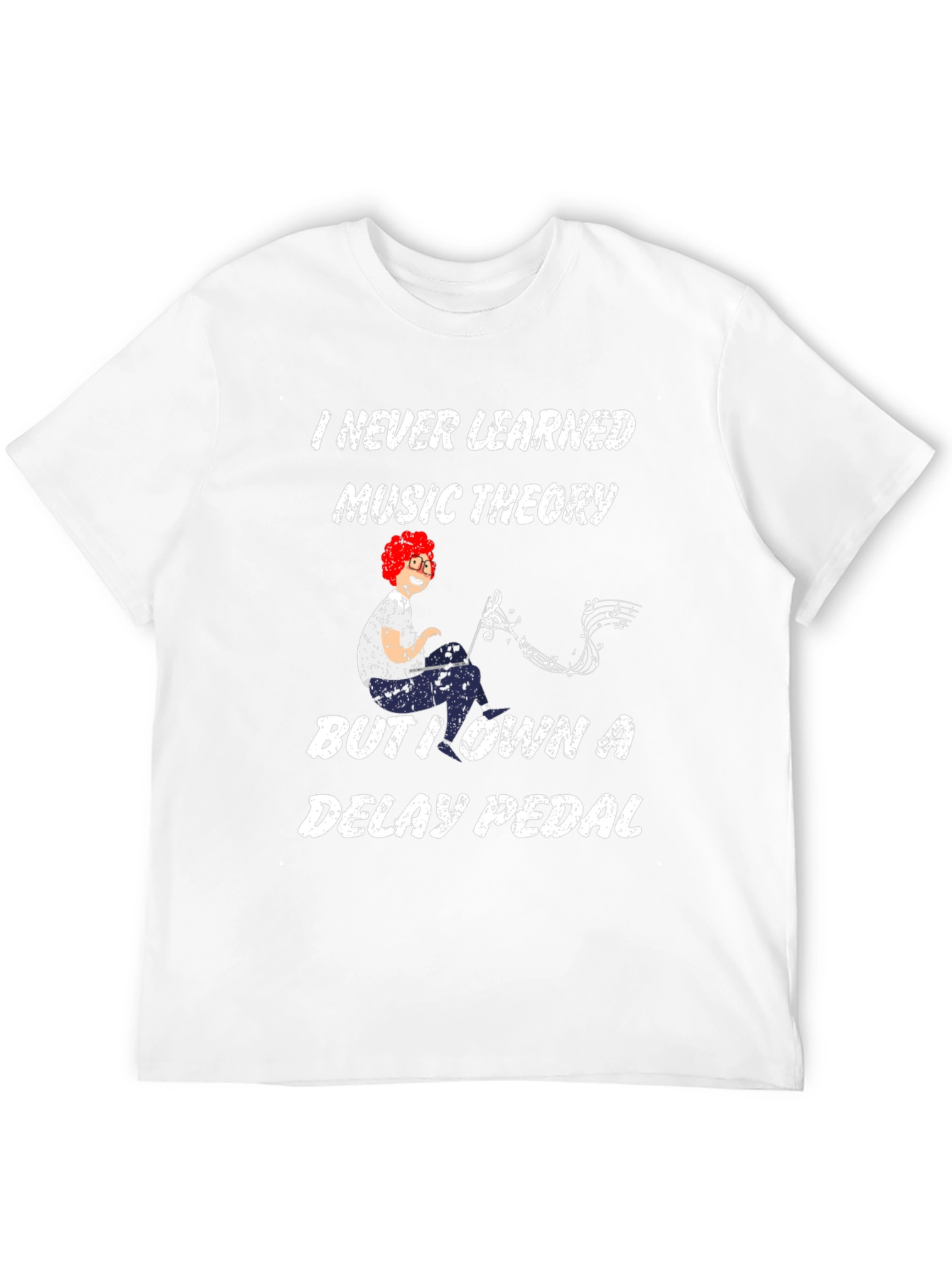 Music Theory Delay Pedal Graphic T-Shirt