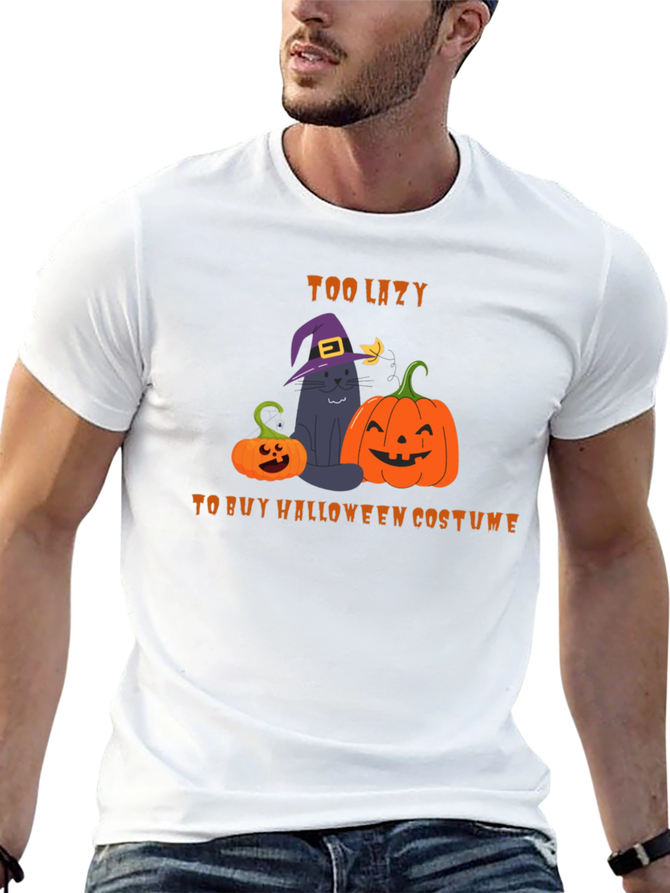 Too Lazy Halloween Costume T-Shirt