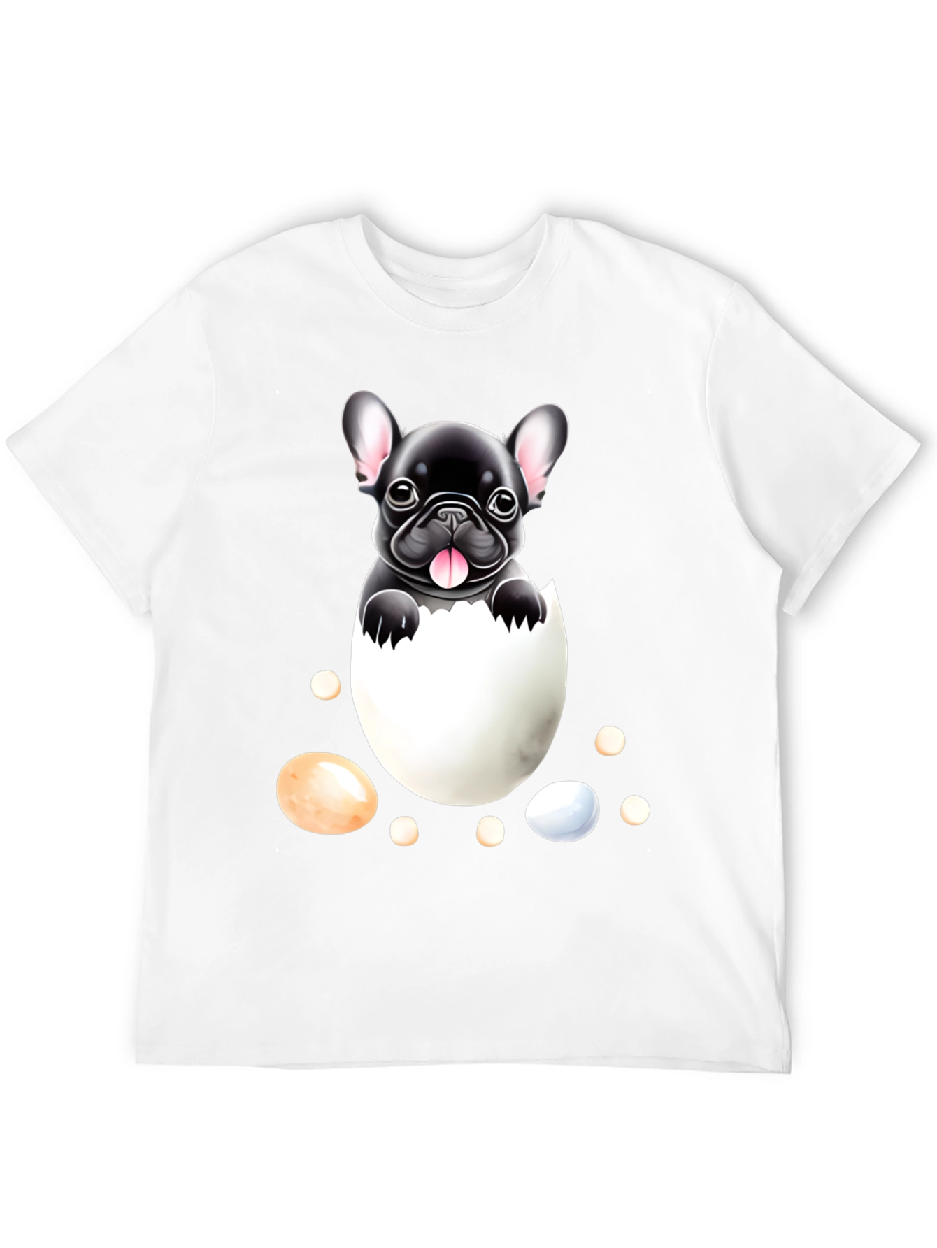 Bulldog Puppy in Egg Graphic Tee