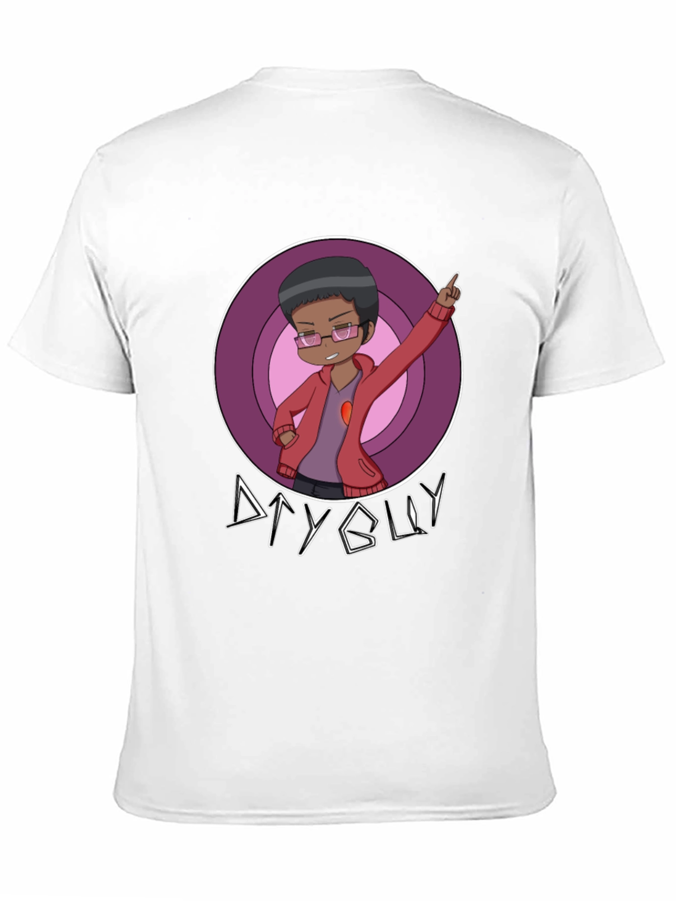 DIY Guy Graphic T-Shirt - Black Cotton Tee