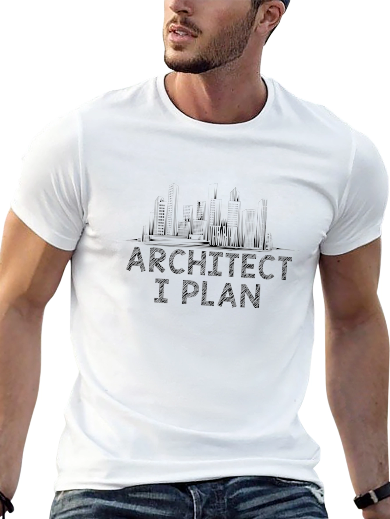Architect I Plan Funny Graphic Tee
