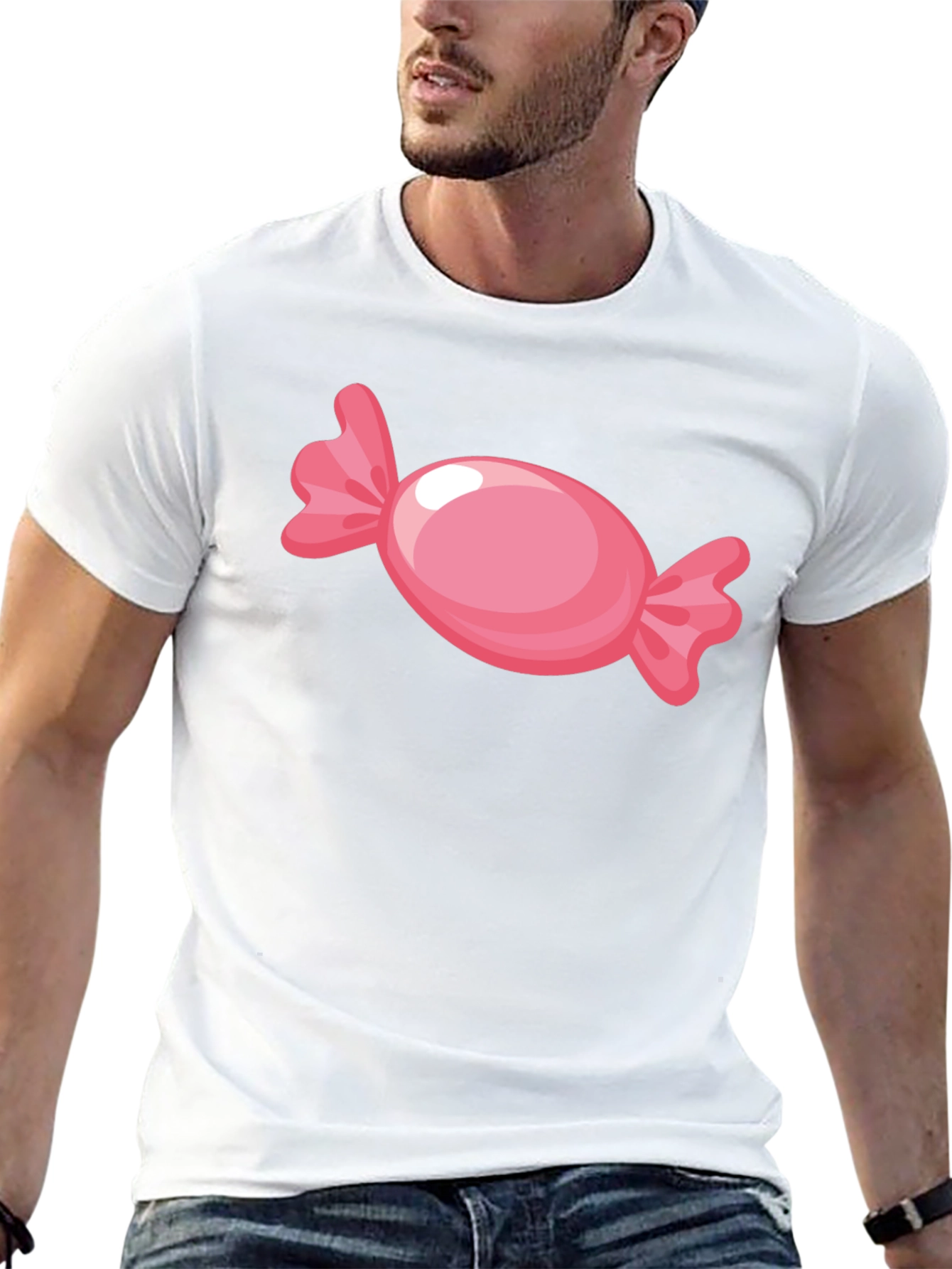 Candy Graphic Black T-Shirt
