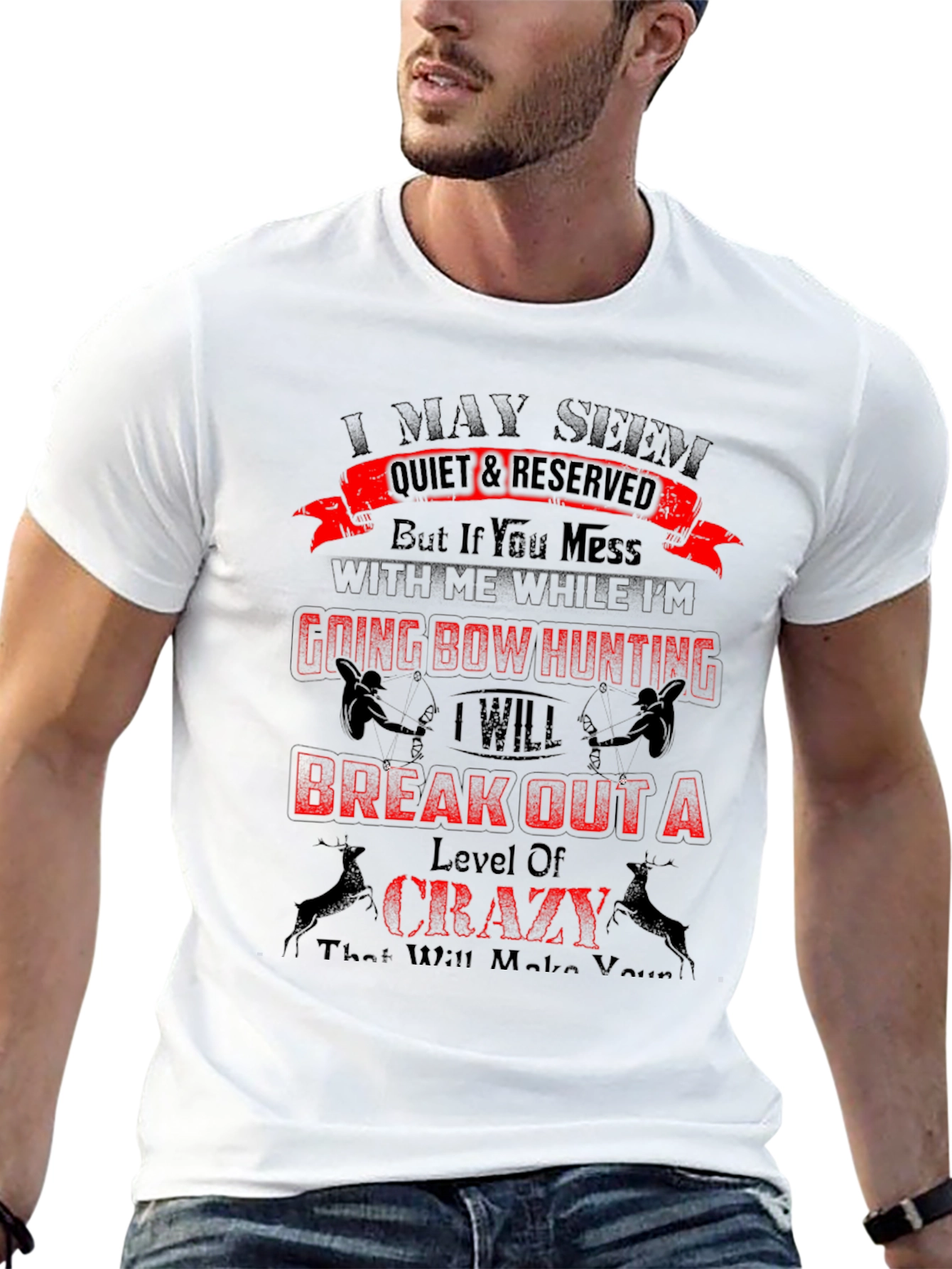 Bow Hunting Mens Graphic T-Shirt