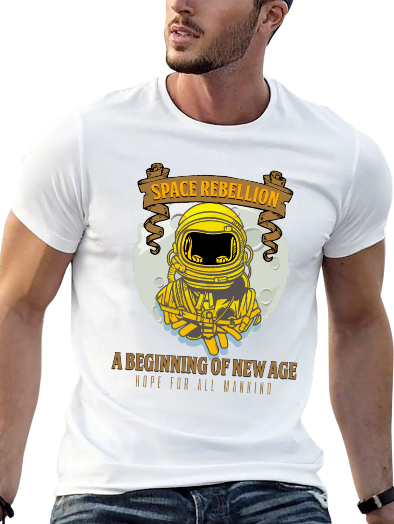 Space Rebellion Graphic T-Shirt