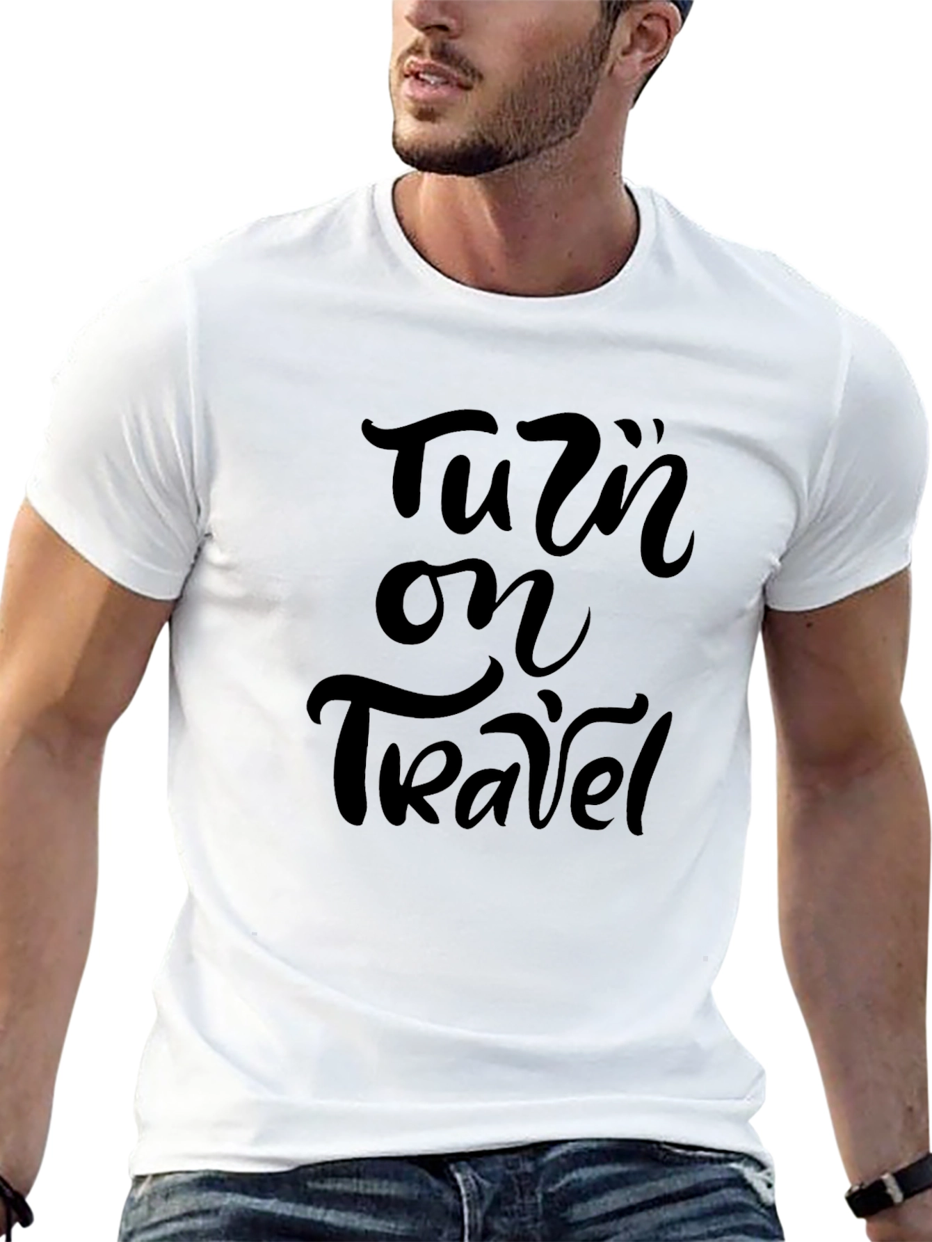 Turn On Travel Black T-Shirt