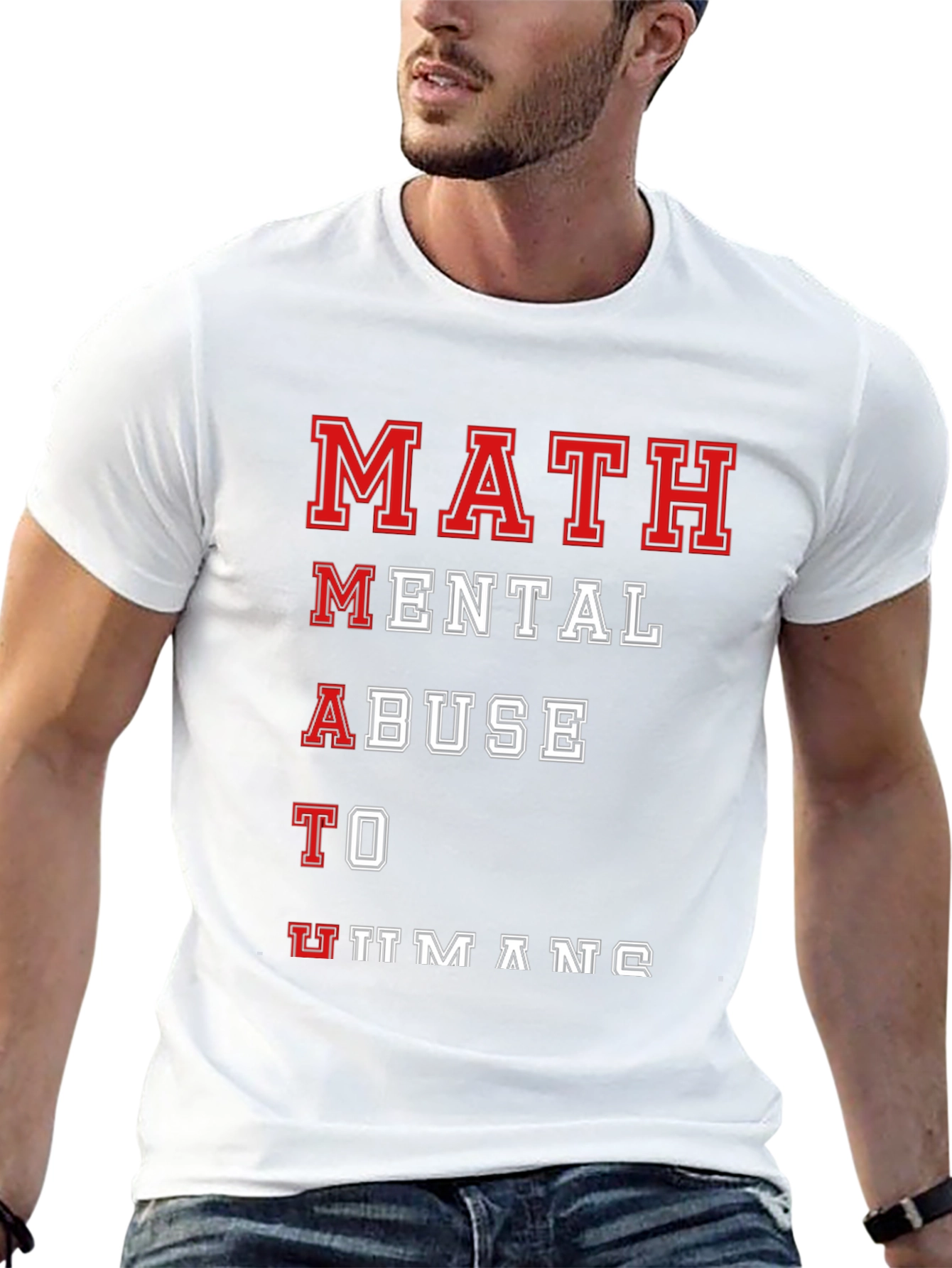 Funny Math Mental Abuse T-Shirt
