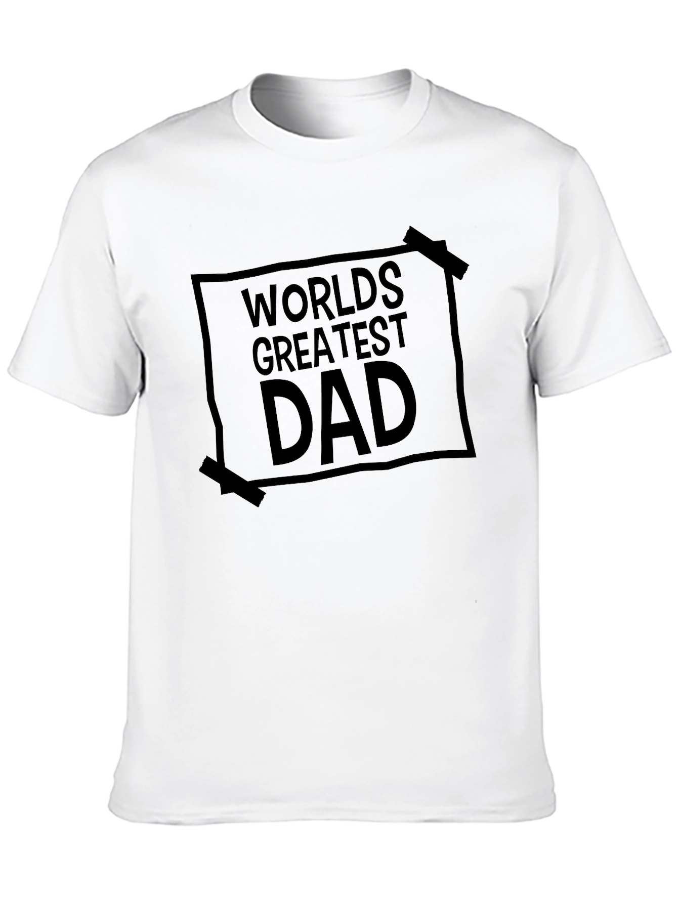 Worlds Greatest Dad T-Shirt - Black Novelty Tee
