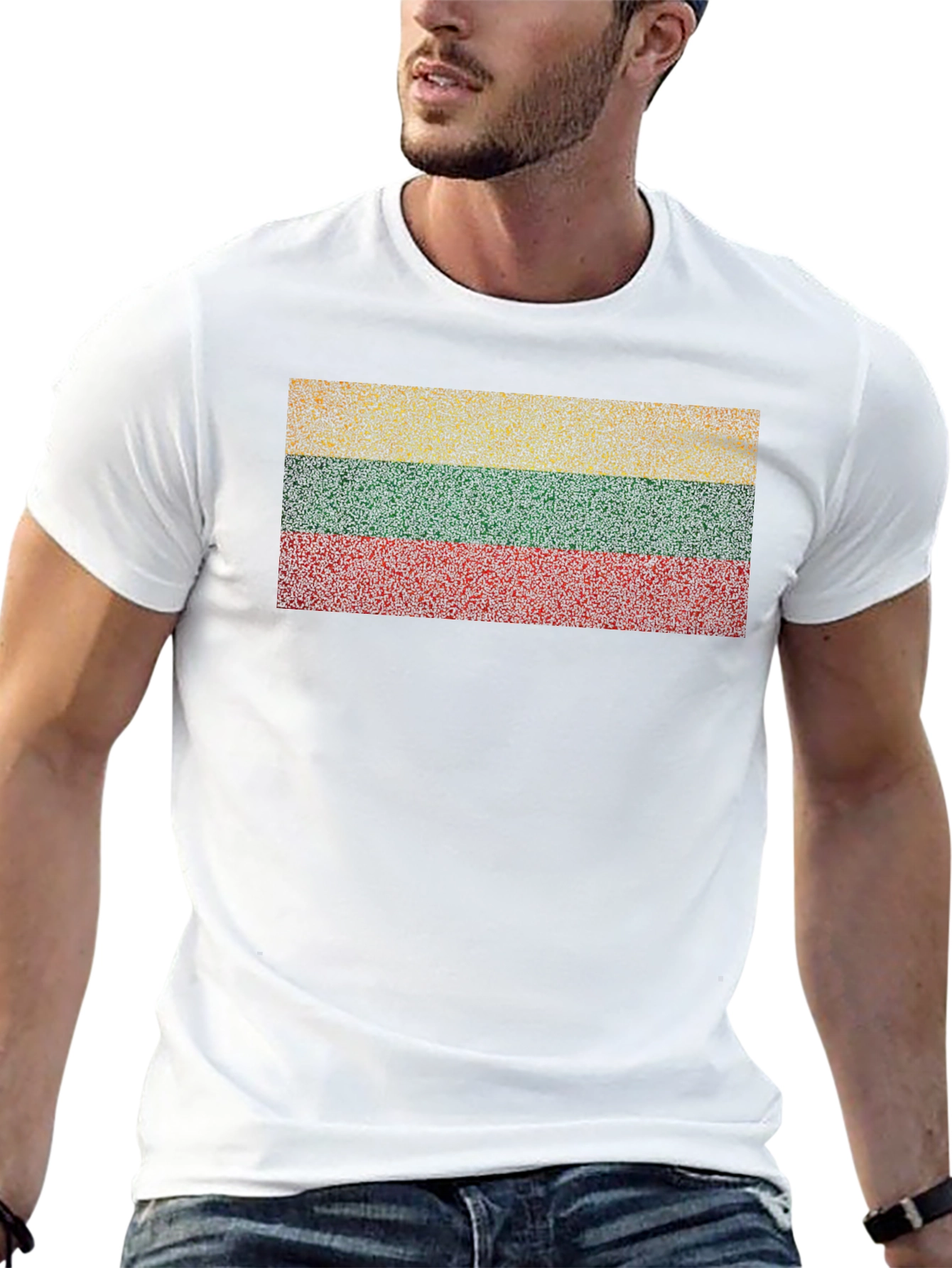 Lithuania Flag Graphic Tee