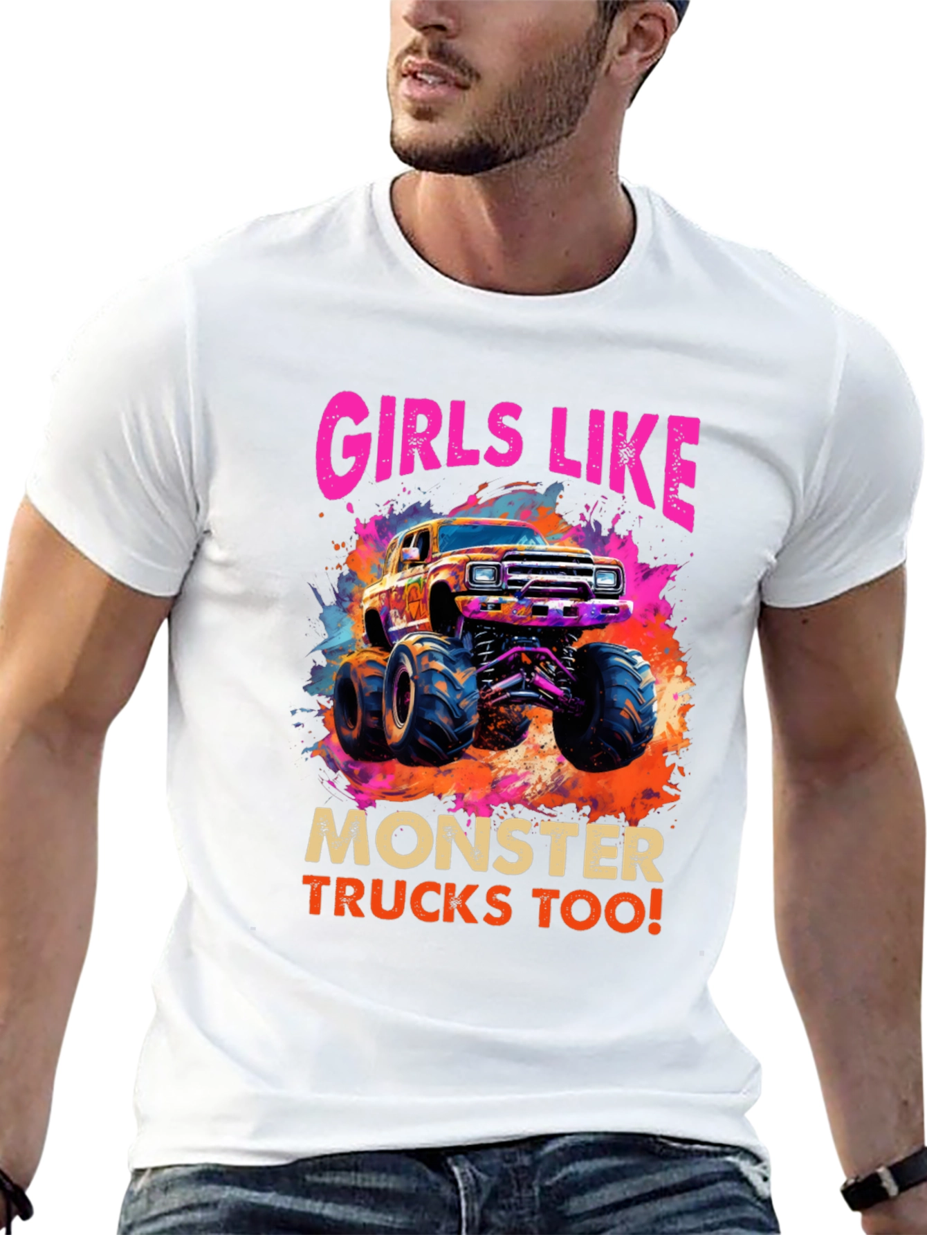 Girls Like Monster Trucks Tee