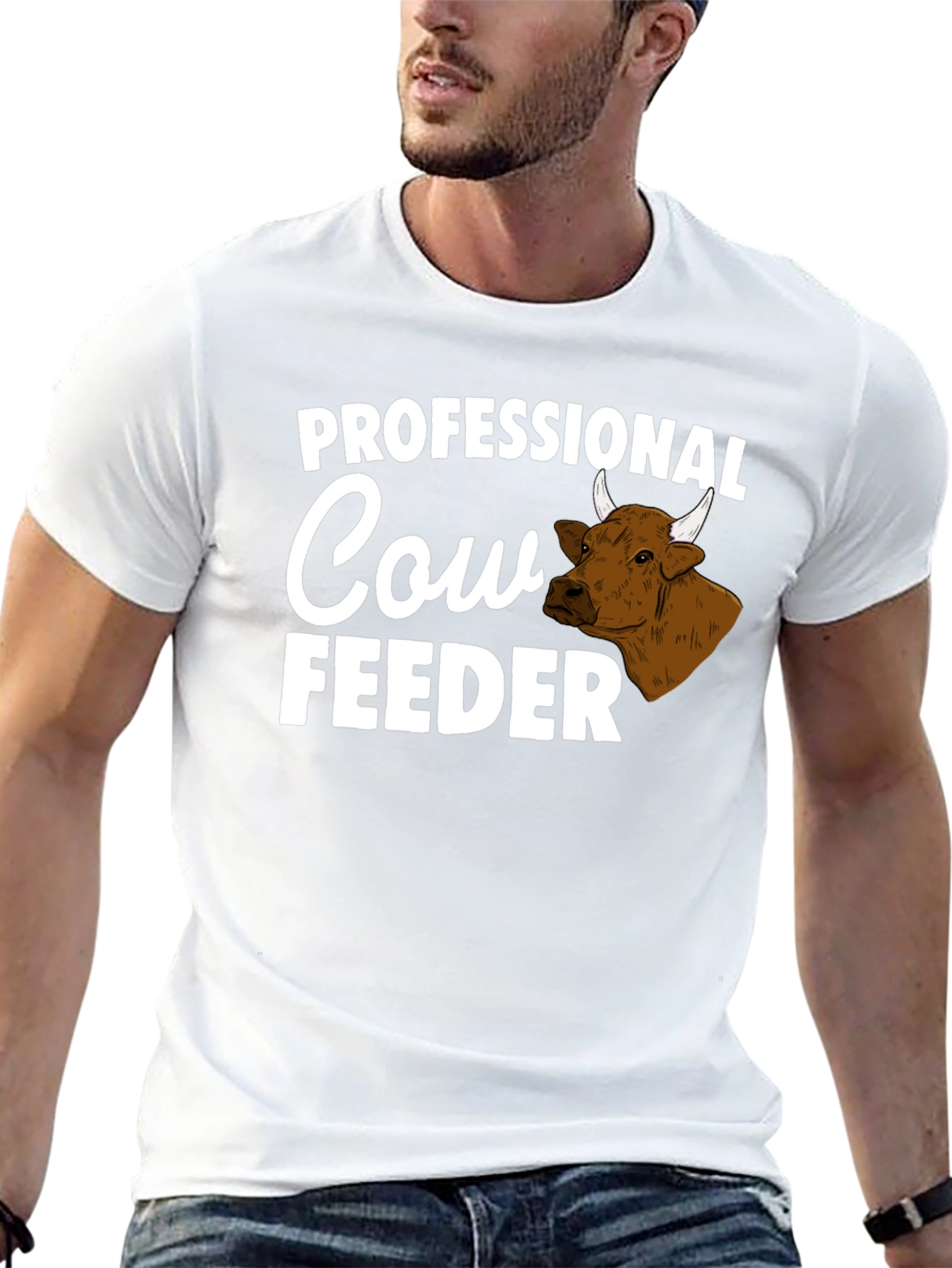 Professional Cow Feeder Graphic Tee