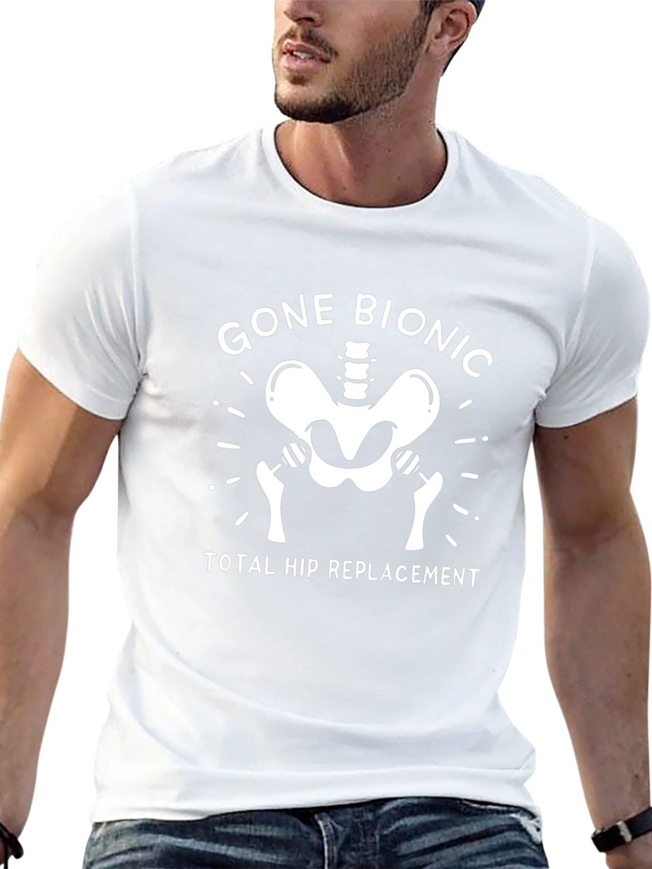 Gone Bionic Hip Replacement T-Shirt