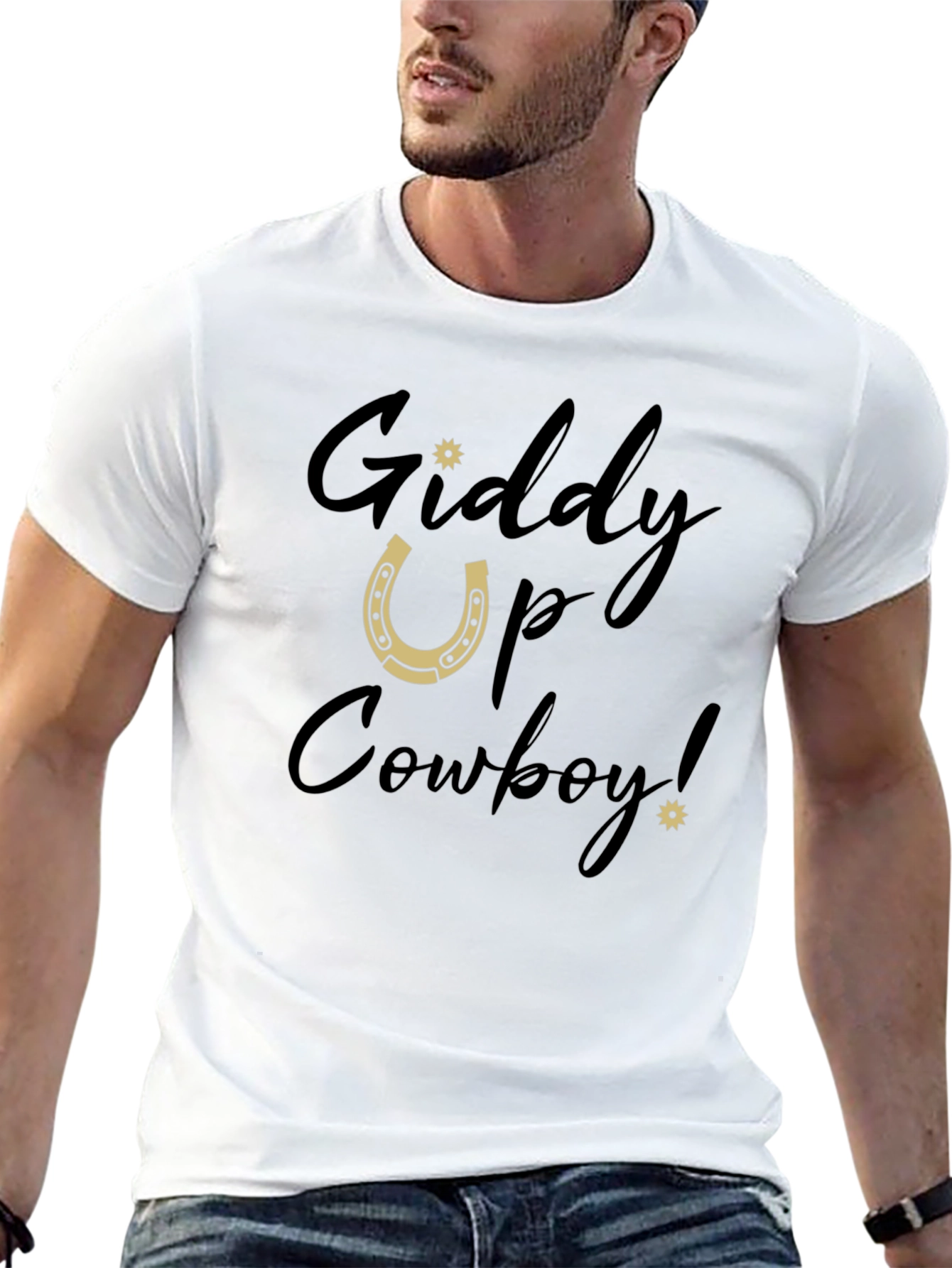Giddy Up Cowboy Graphic T-Shirt