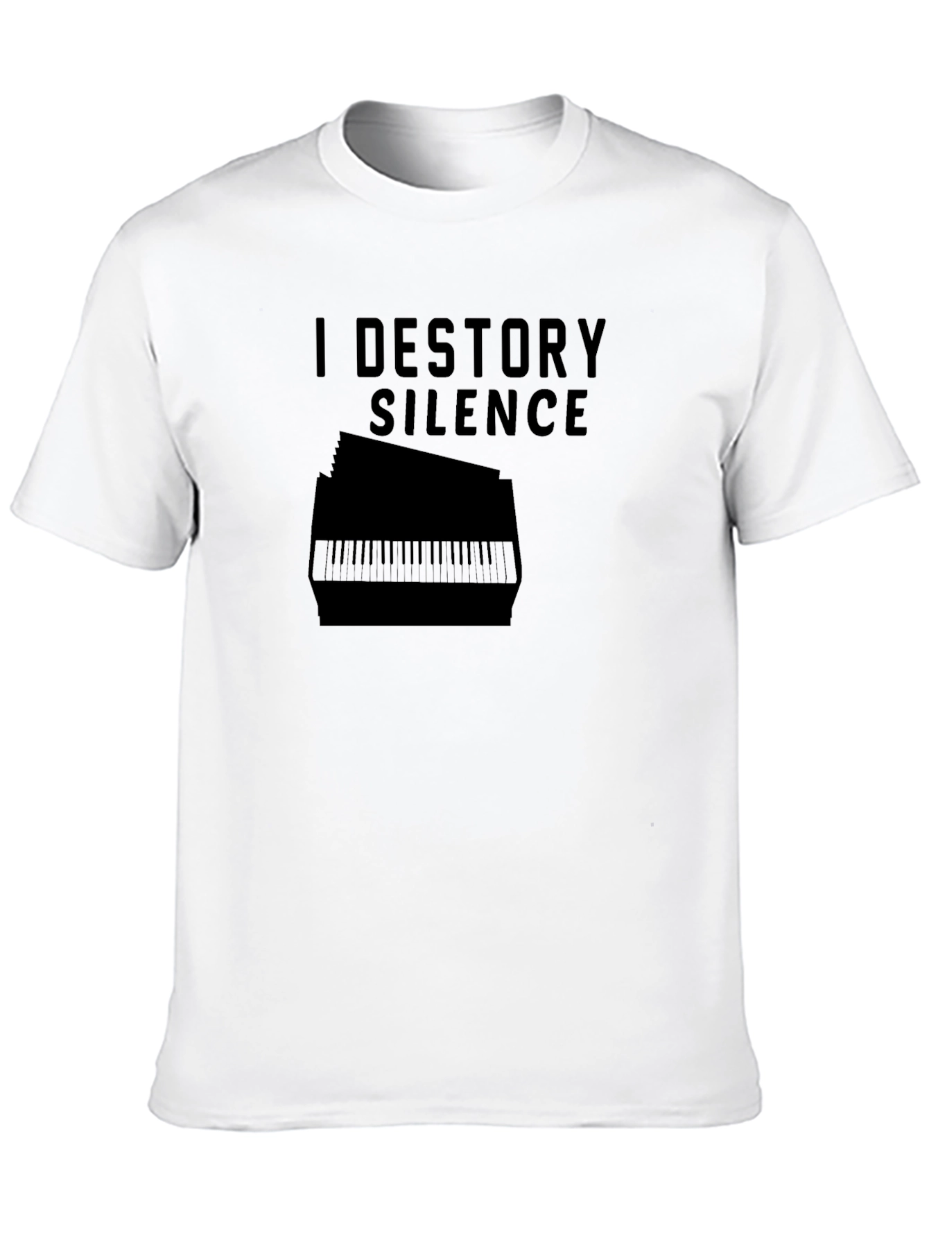 I Destroy Silence T-Shirt - Musician Tee