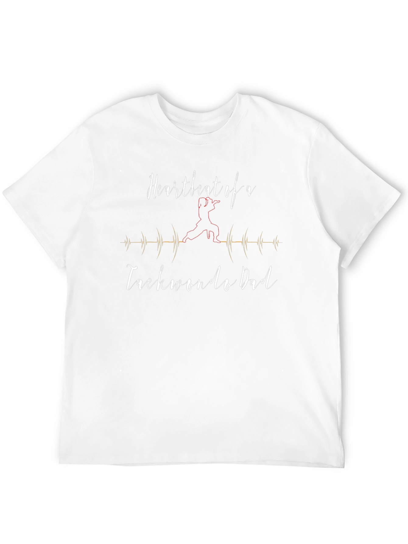 Heartbeat of a Taekwondo Dad T-Shirt