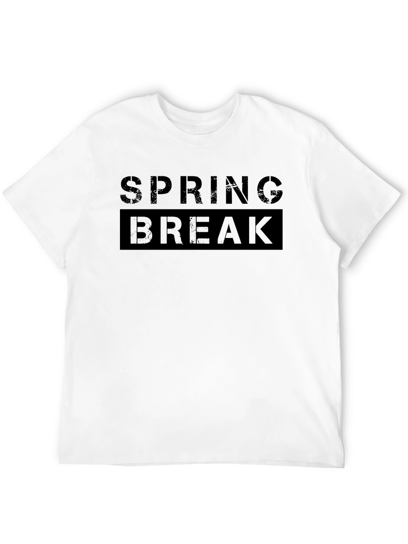 Spring Break Graphic Tee - Black