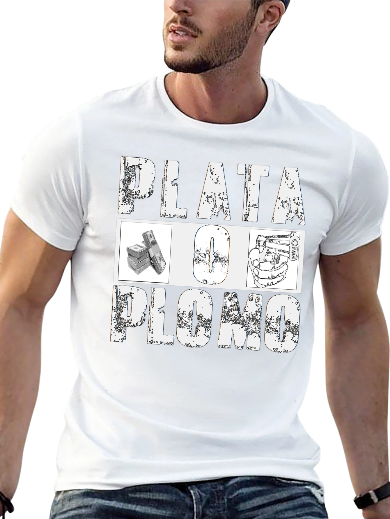 Plata O Plomo Graphic T-Shirt