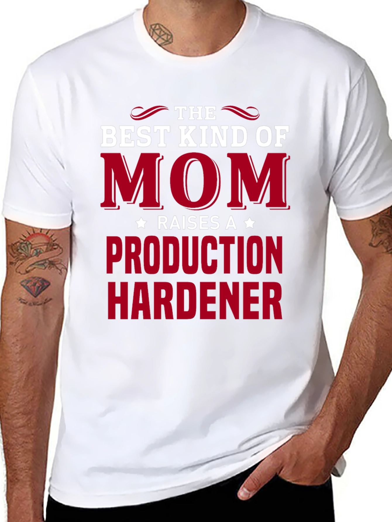 Best Kind of Mom Production Hardener T-Shirt