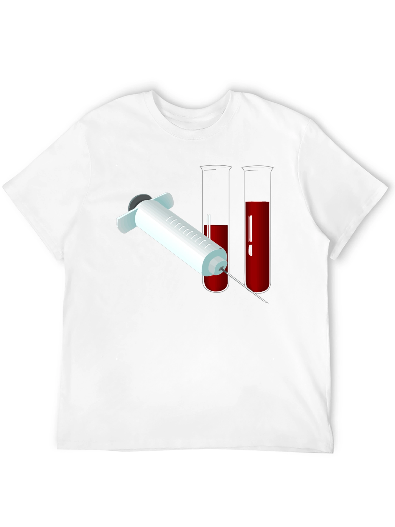 Blood Draw Graphic T-Shirt - Black Cotton Tee