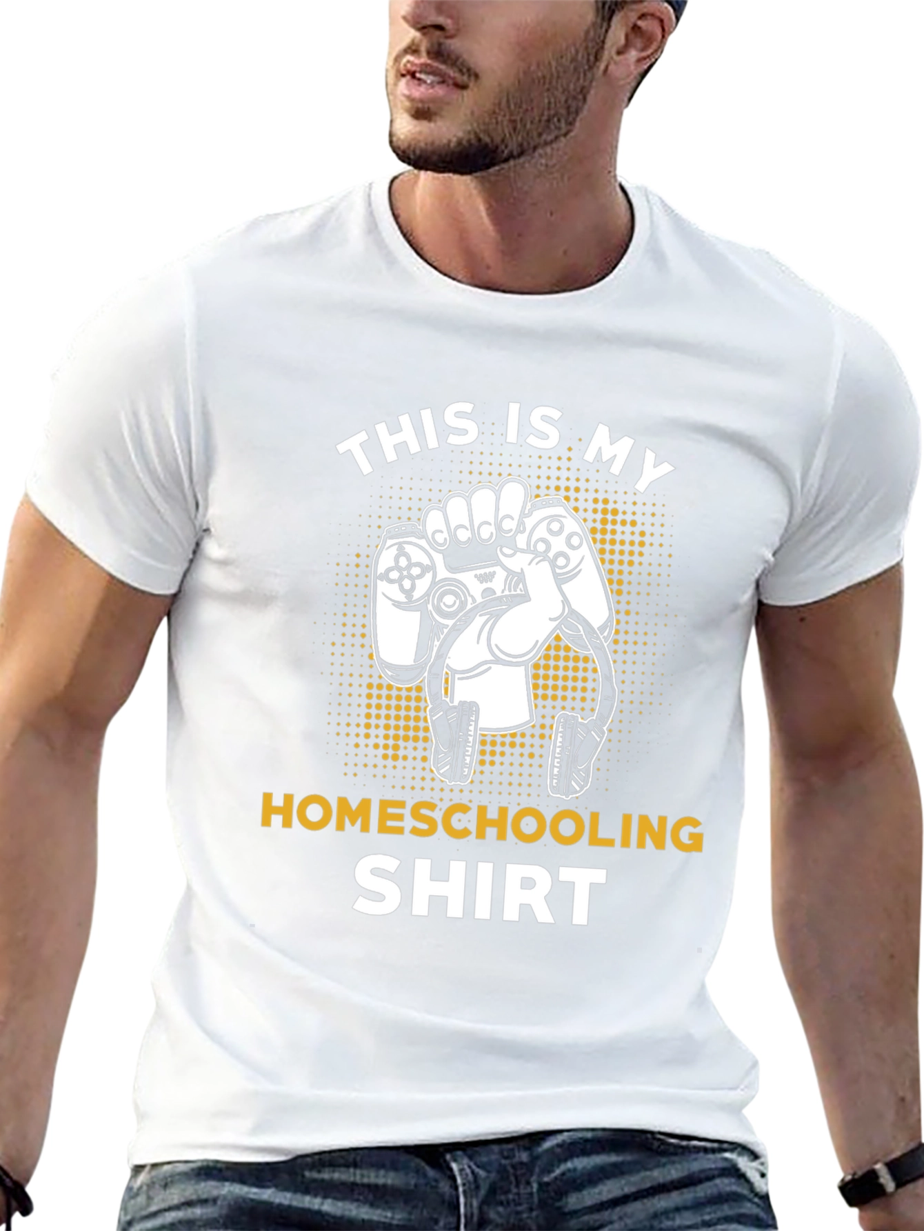 Homeschooling Gamer T-Shirt - Black