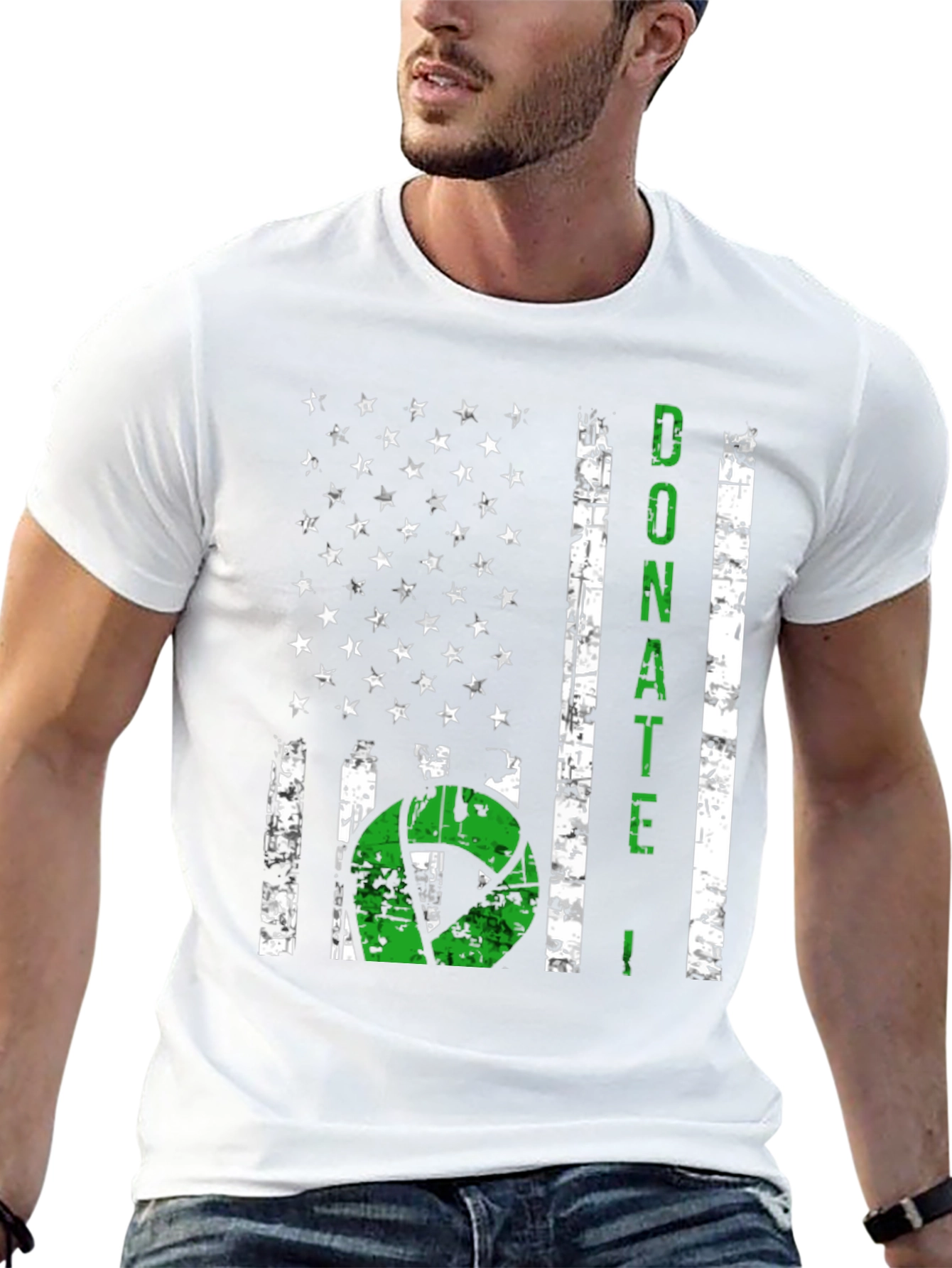 Donate Life American Flag Graphic Tee