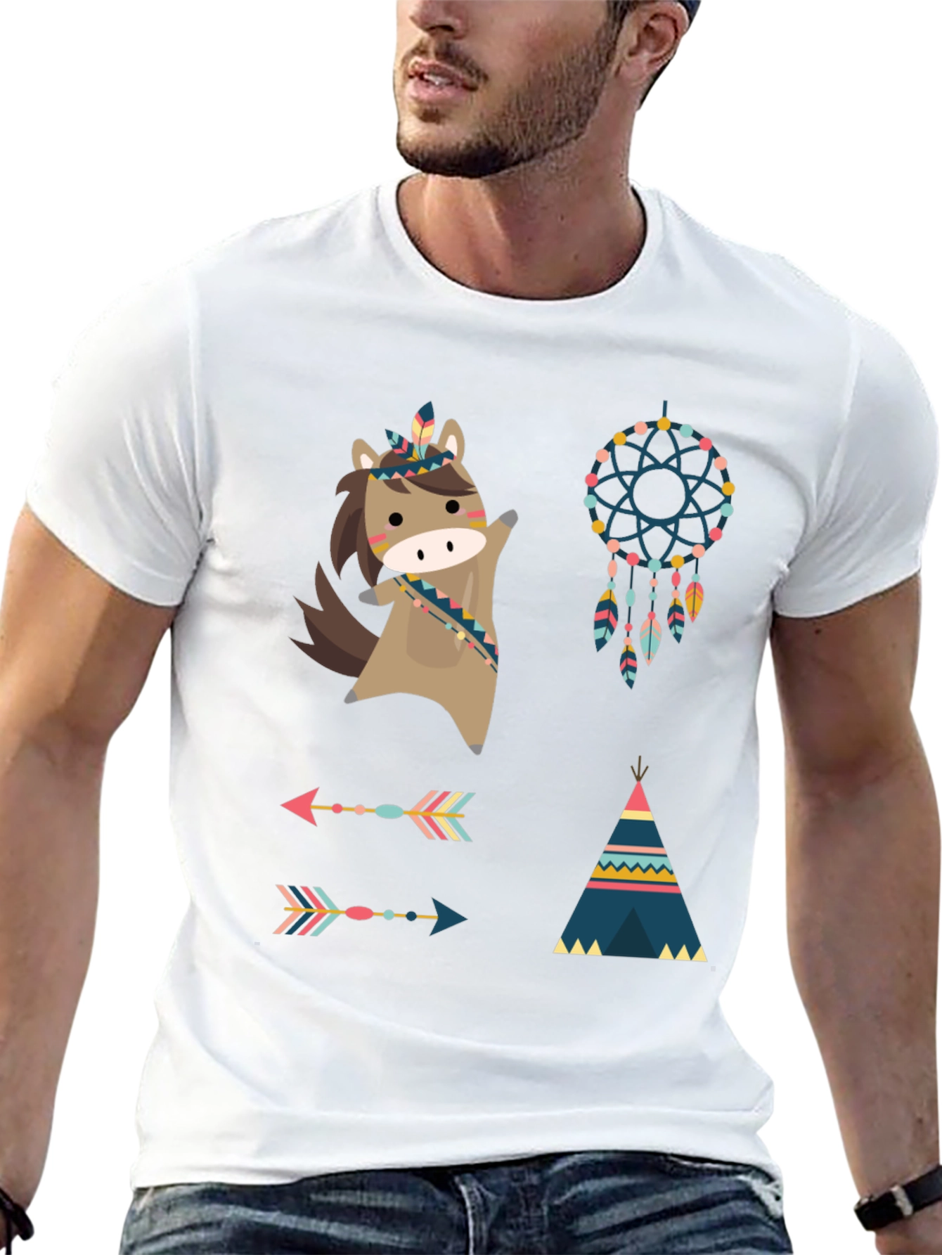 Boho Style Graphic Tee