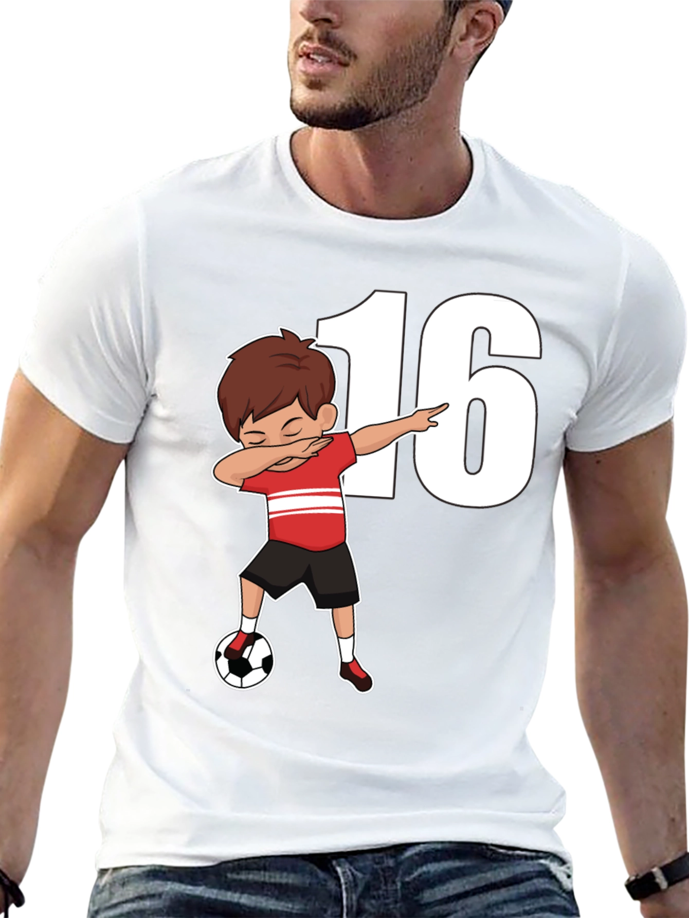 Soccer Boy 16th Birthday T-Shirt