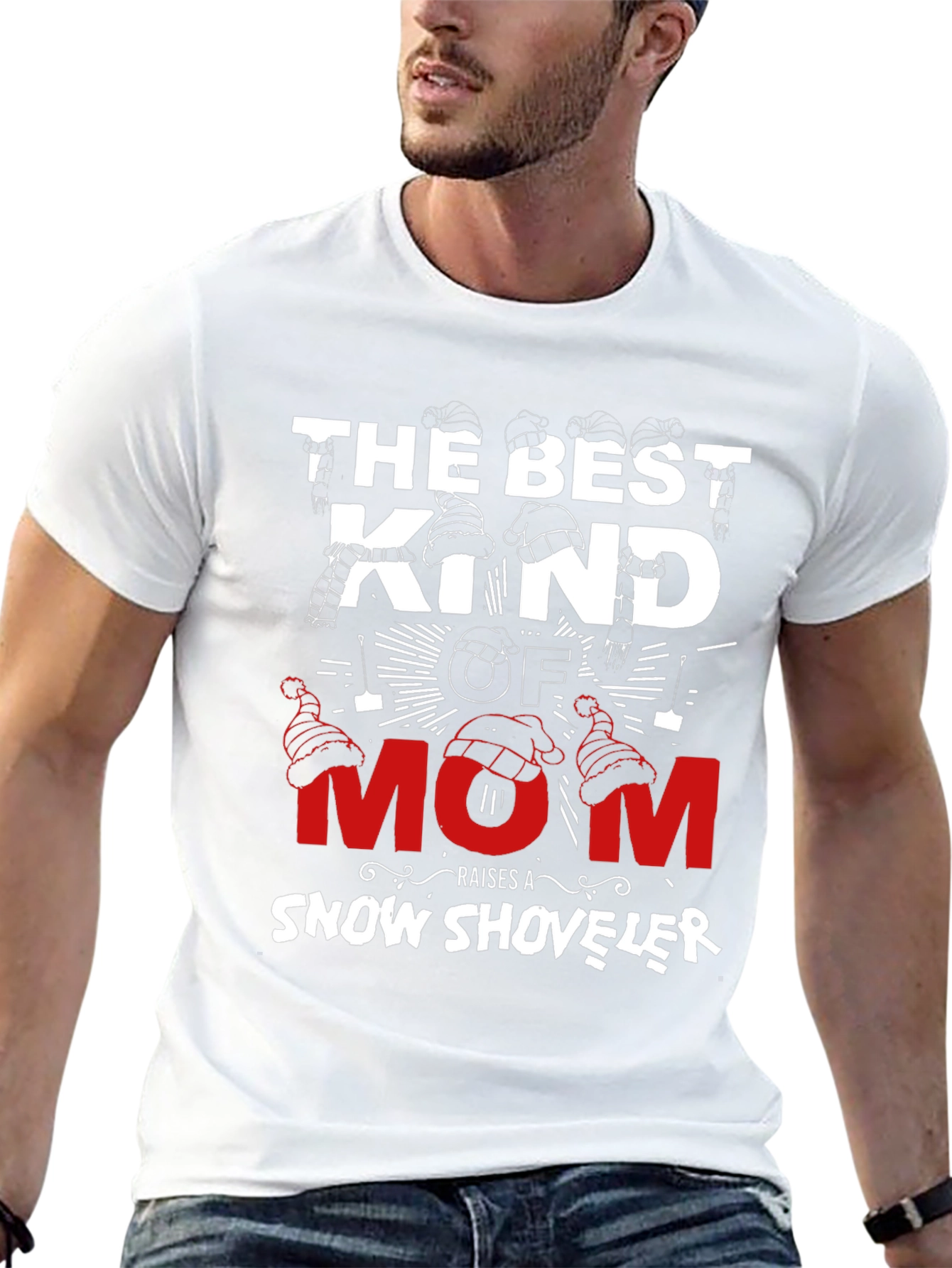 Best Kind of Mom Snow Shoveler T-Shirt