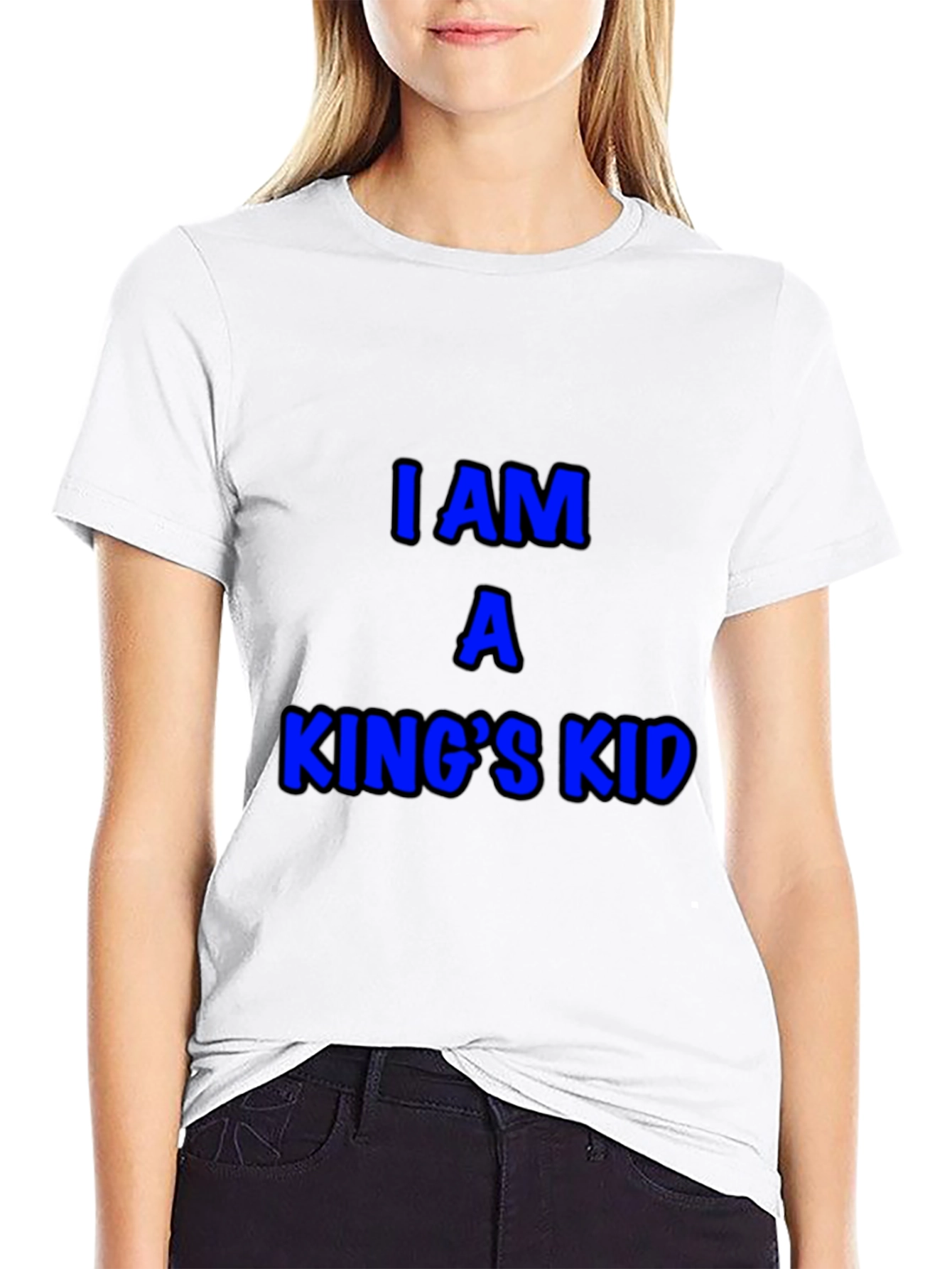 I AM A KINGS KID Black T-Shirt