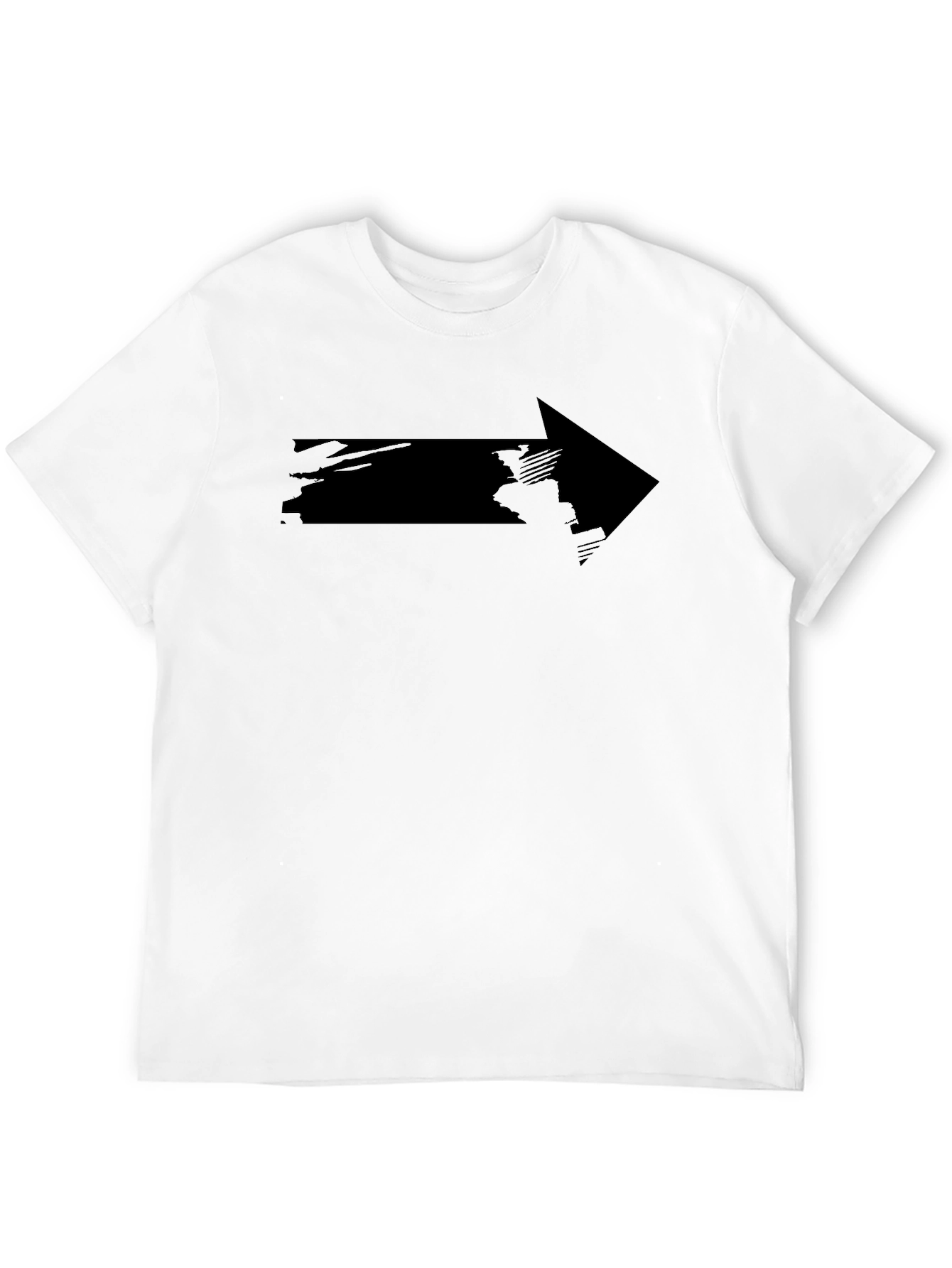 Black Graphic Arrow T-Shirt - Modern Casual Tee