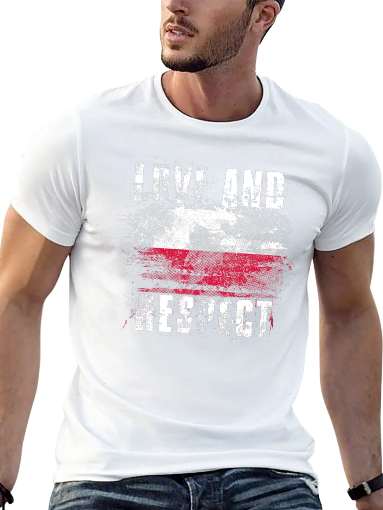 Love and Respect Poland Flag T-Shirt