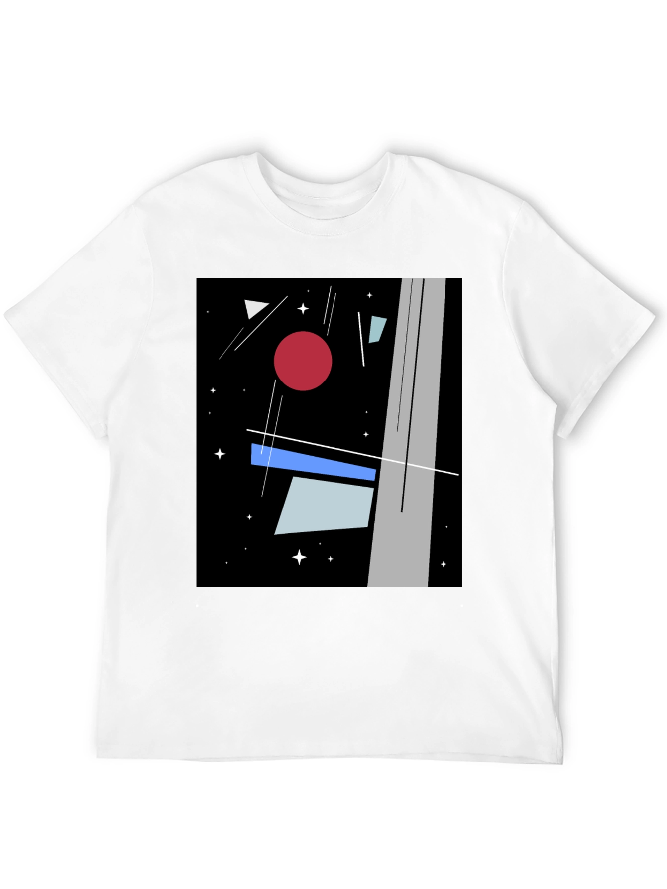 Abstract Geometric T-Shirt - Modern Art Tee