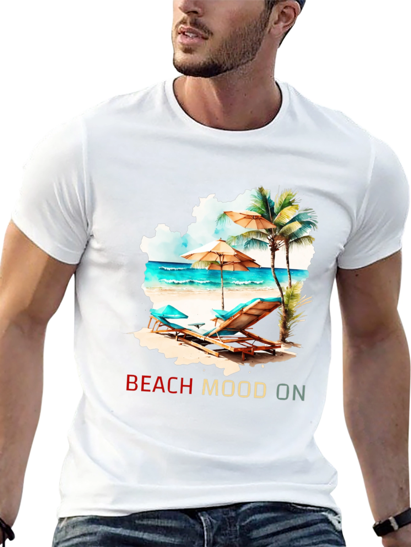 Beach Mood On T-Shirt