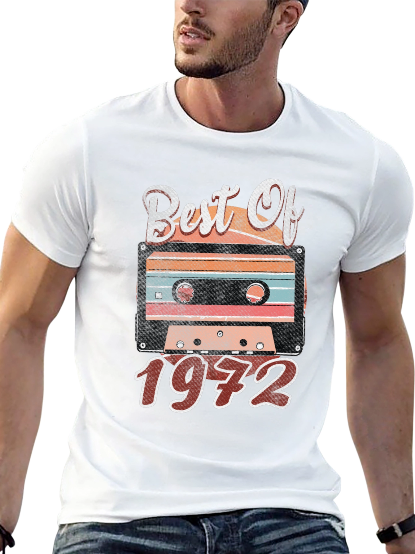 Best Of 1972 T-Shirt - Retro Cassette Design