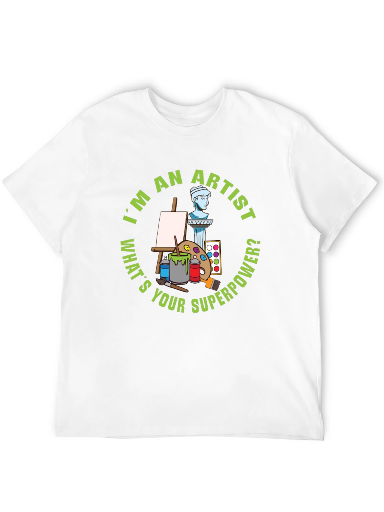 Artist Superpower Graphic T-Shirt - Unisex Cotton Tee