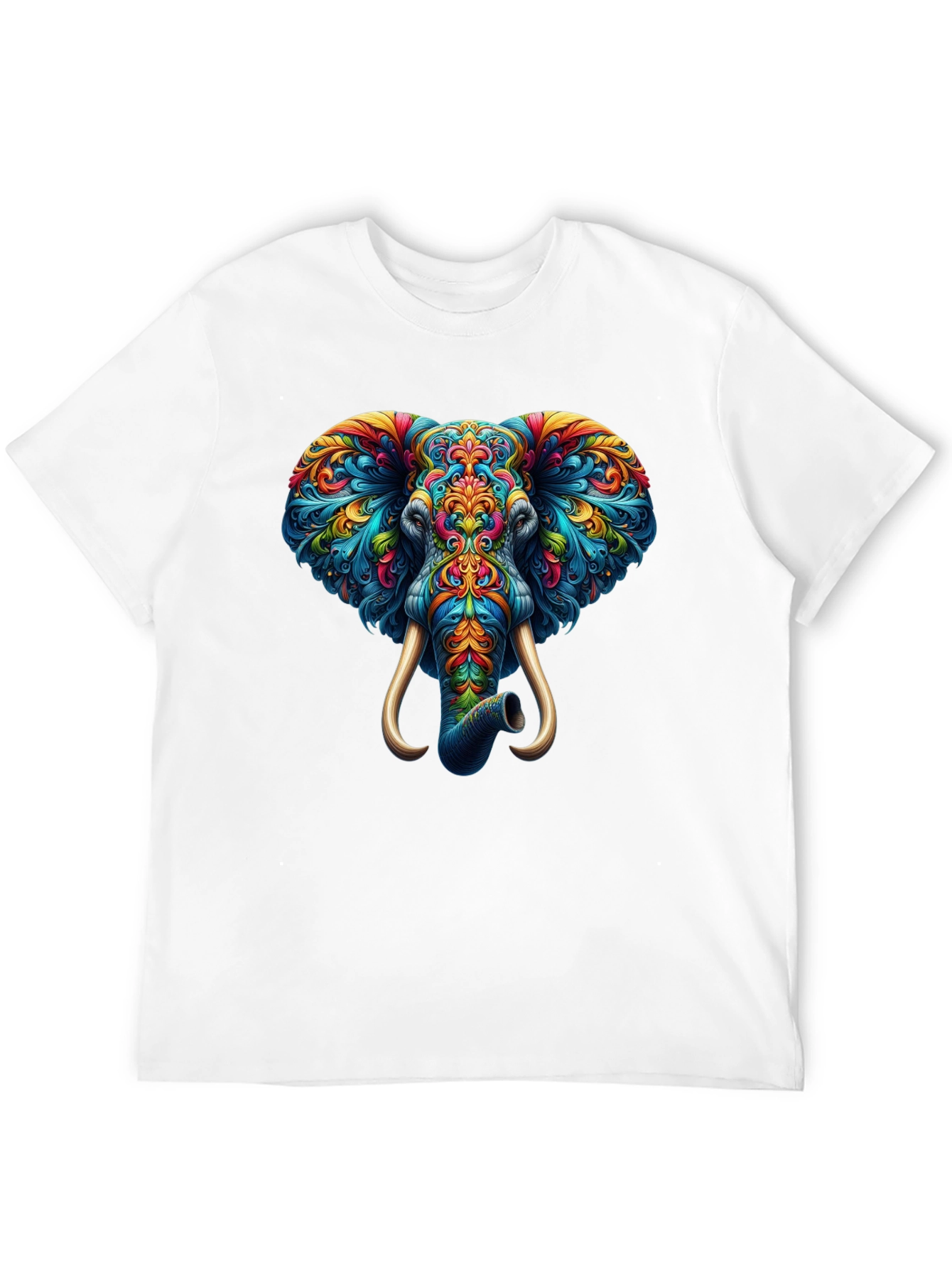 Psychedelic Elephant Graphic Tee