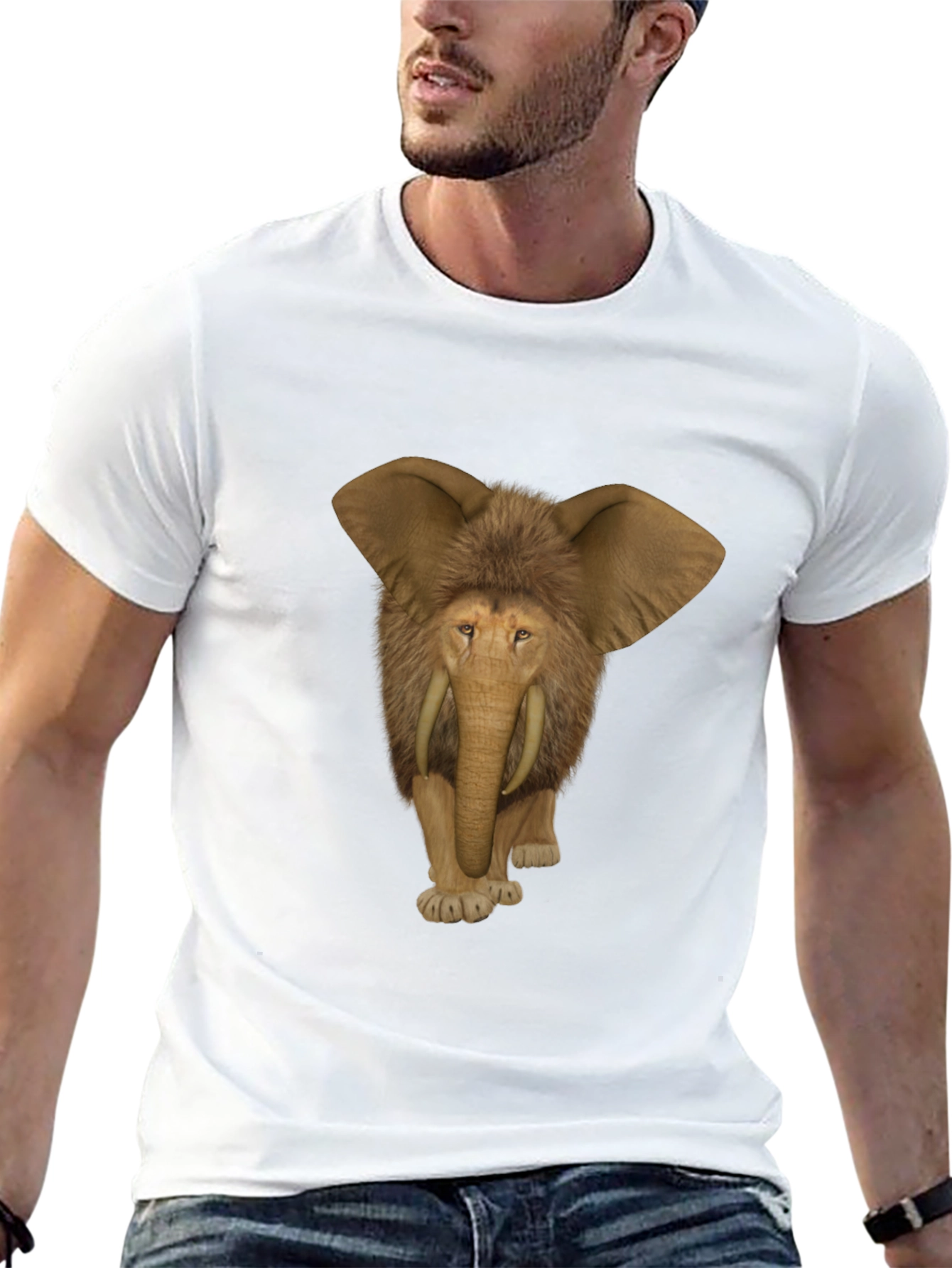 Woolly Mammoth Graphic Tee - Unique Design