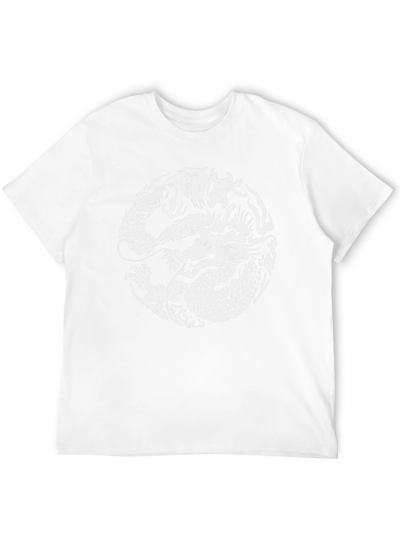 Dragon Circle Graphic Tee - Black