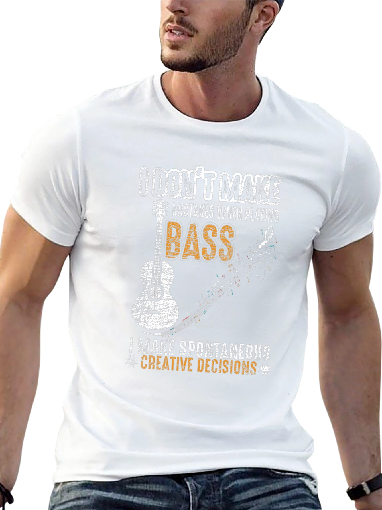 Bass Guitarist T-Shirt - I Dont Make Mistakes!