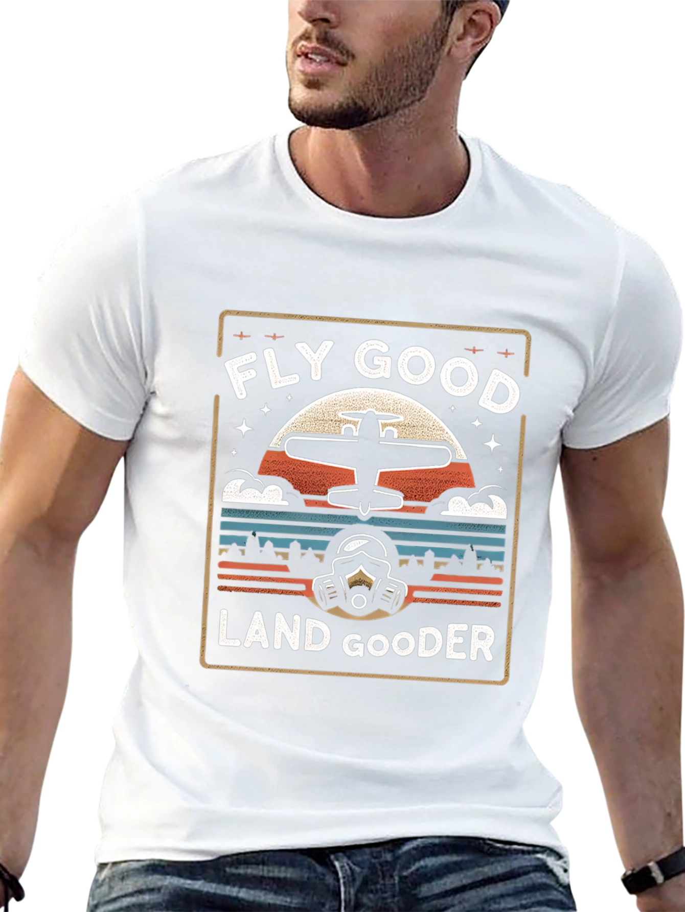 Fly Good Land Gooder Pilot T-Shirt