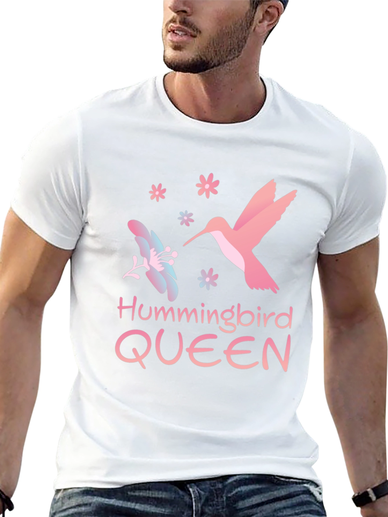 Hummingbird Queen Black T-Shirt