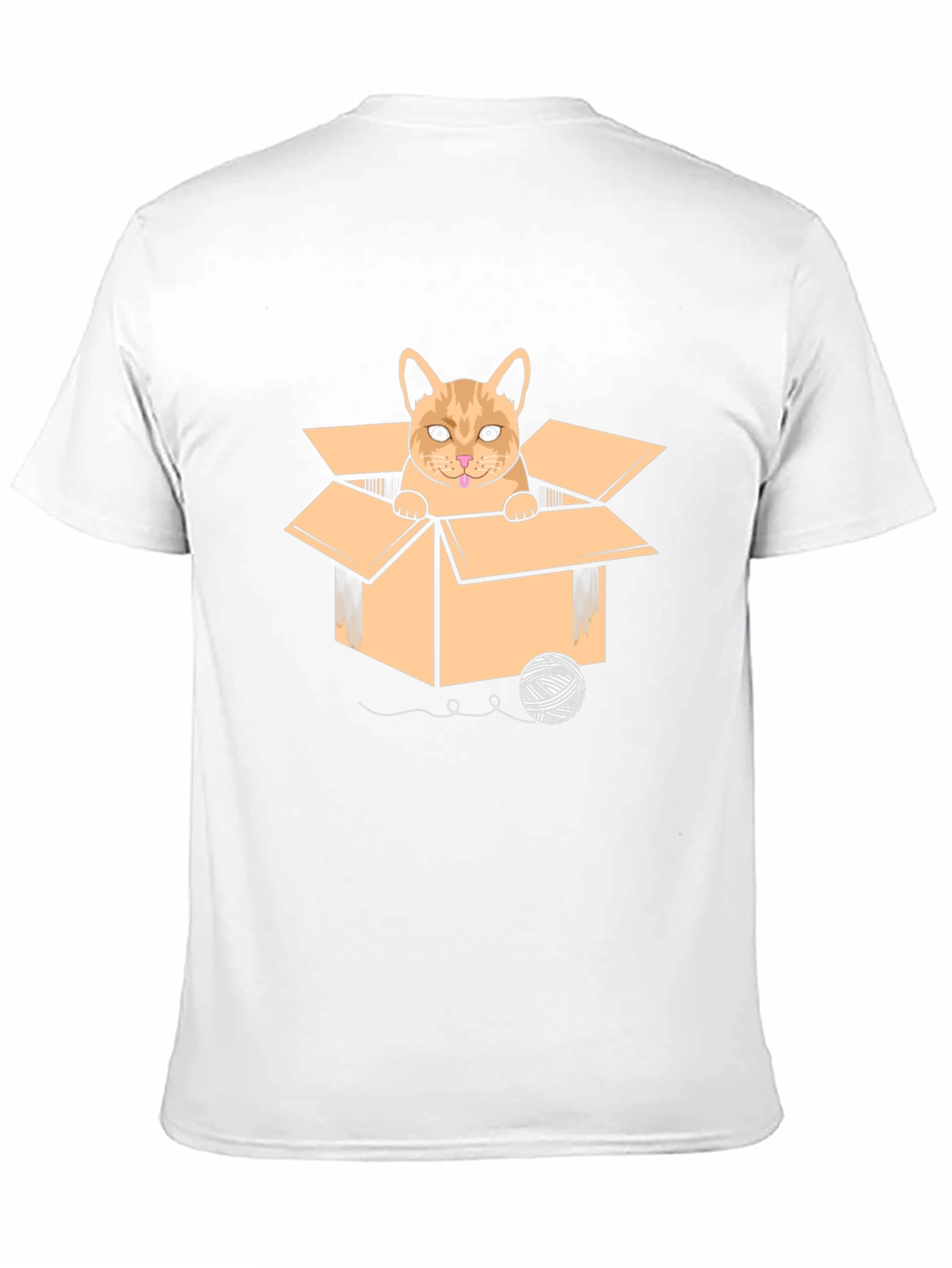 Cat in Box Graphic T-Shirt