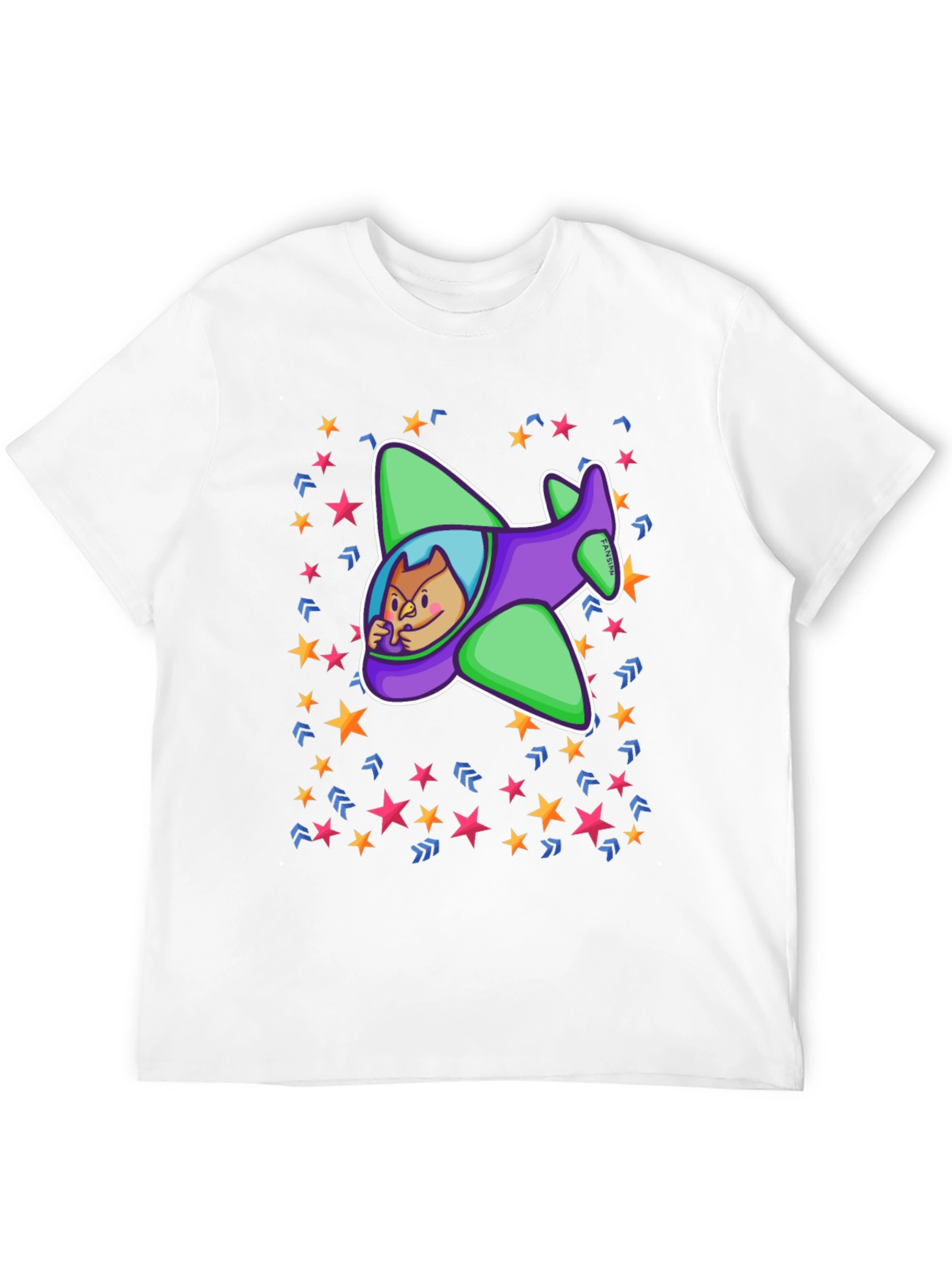 Cartoon Plane T-Shirt