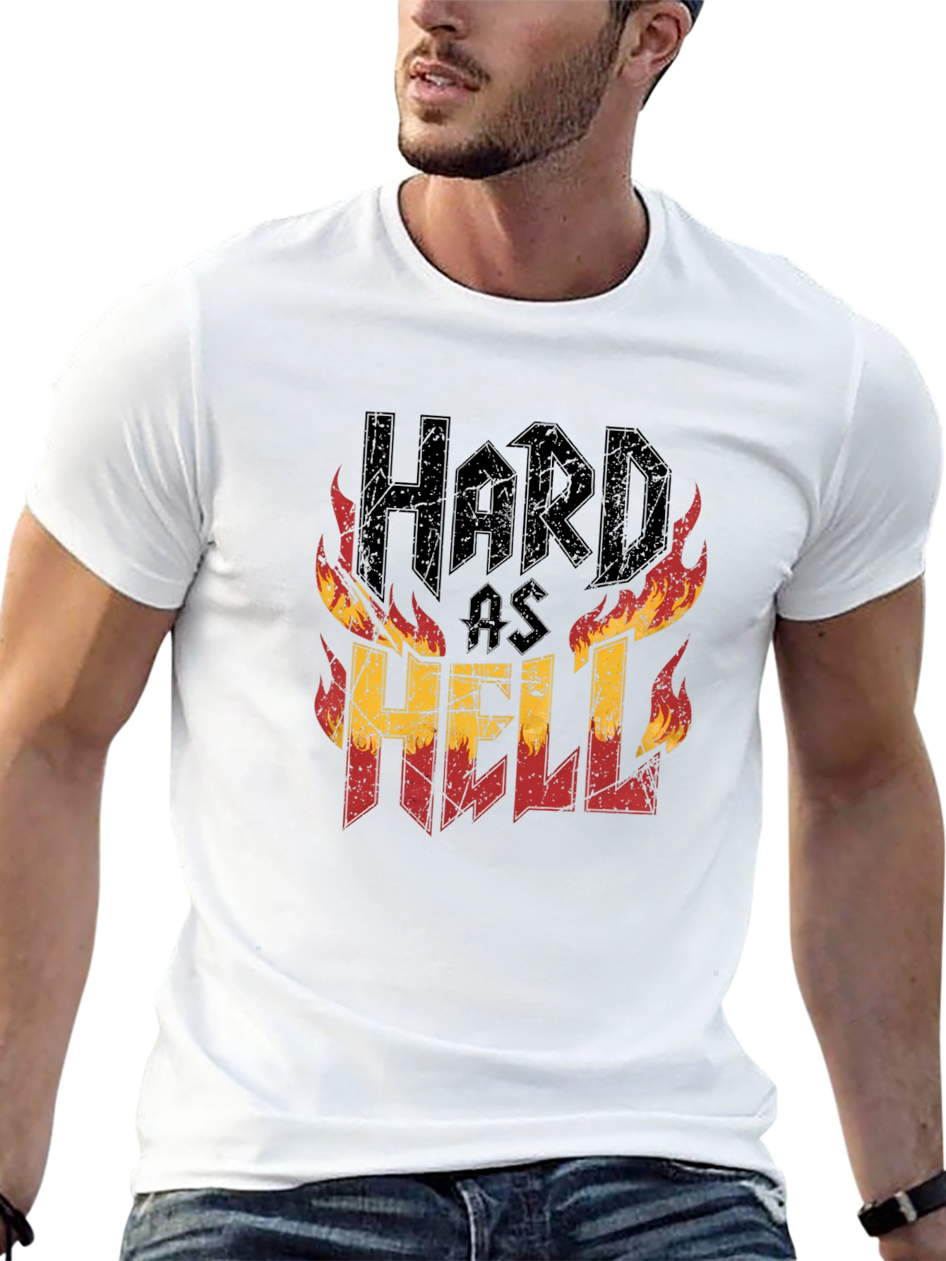 Hard As Hell Graphic Tee - Rocker Style